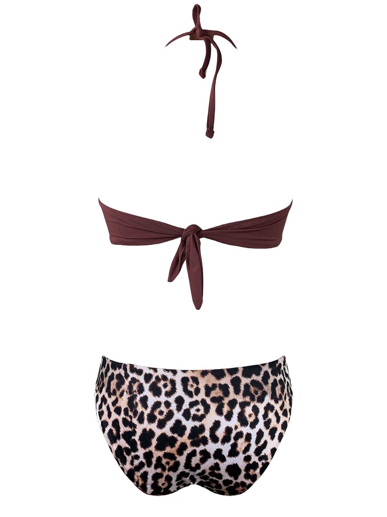 Genius Bikini Balconcino Paillettes Maku Cioccolato - Bikini D'amare Riccione