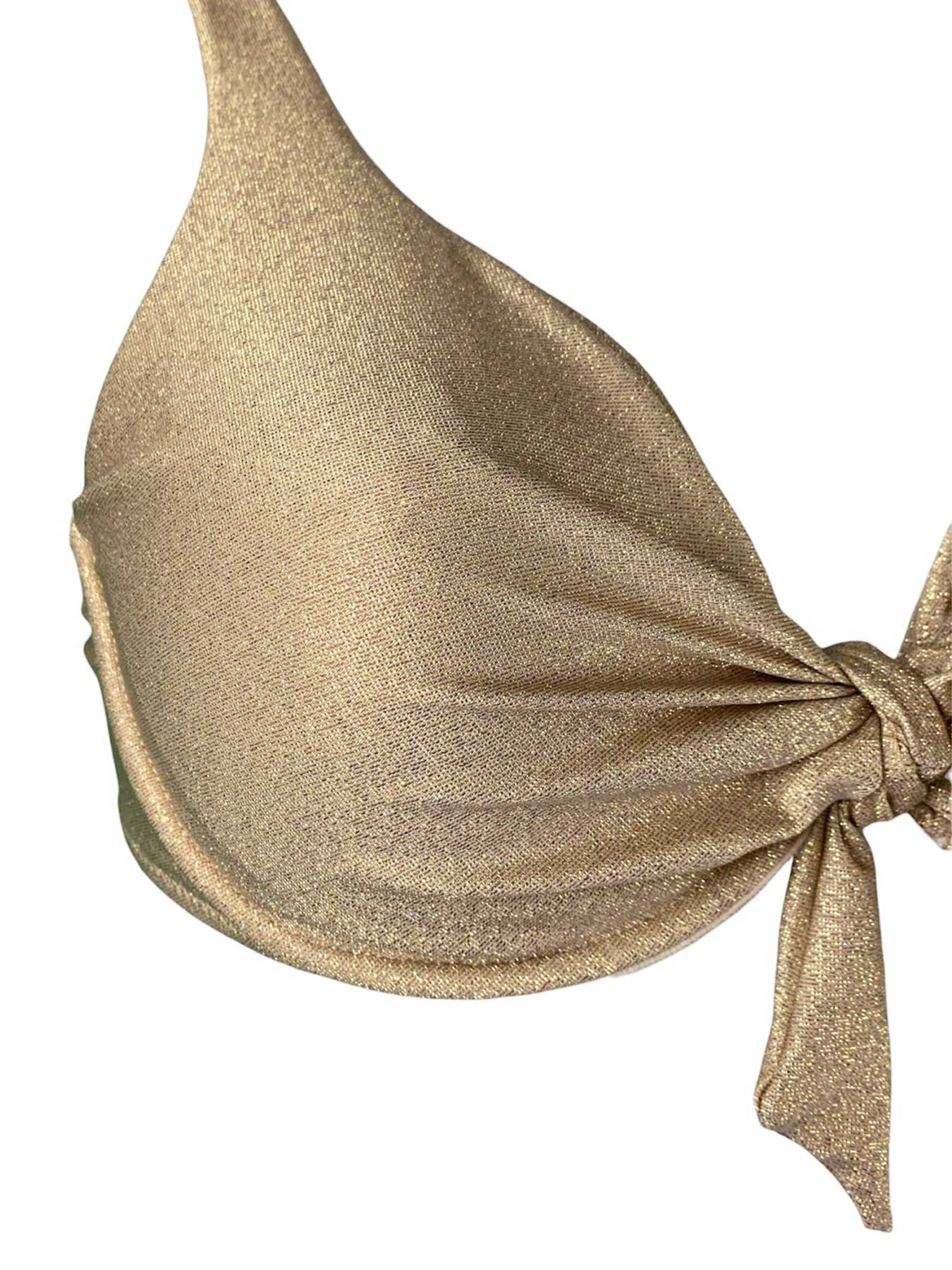 Genius Bikini Ferretto Gilda KD Lurex Oro - Bikini D'amare Riccione