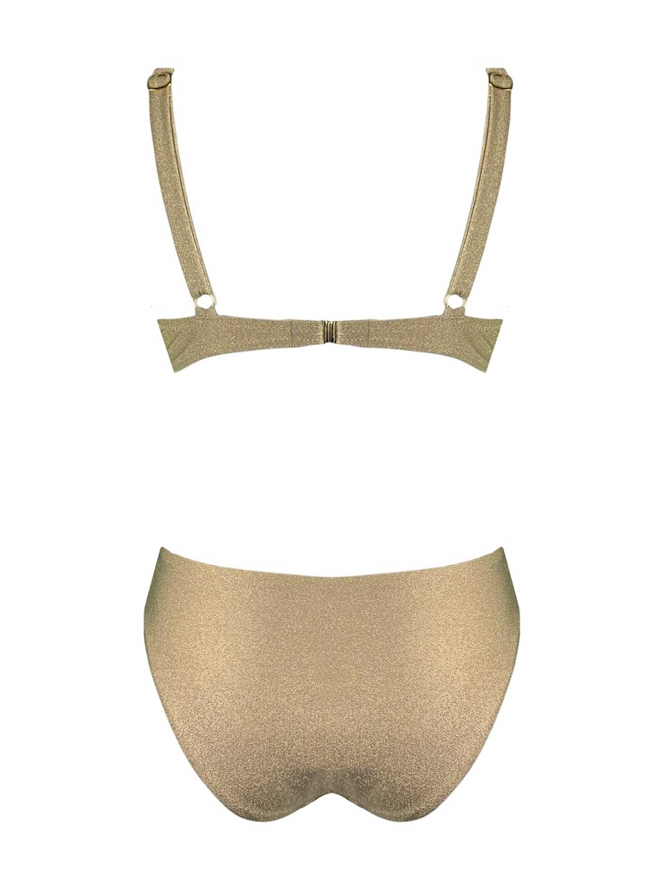Genius Bikini Ferretto Gilda KD Lurex Oro - Bikini D'amare Riccione
