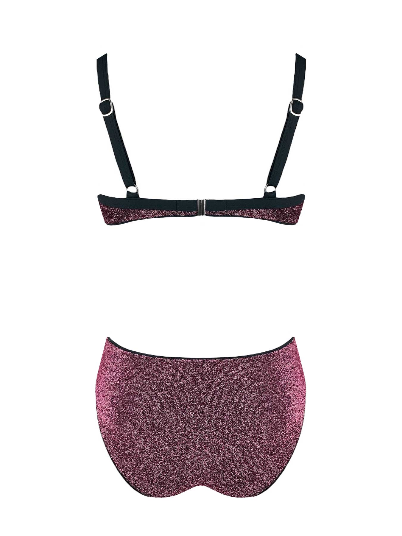 Genius Bikini Ferretto Maya KD Lurex Prugna - Bikini D'amare Riccione