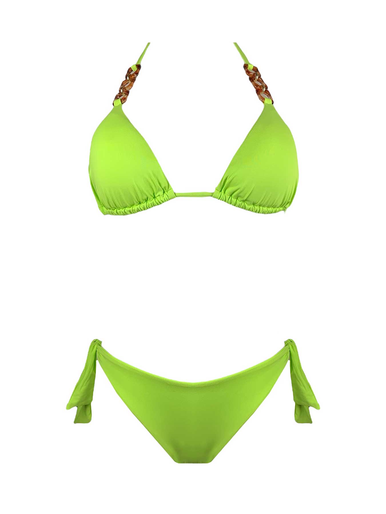 Genius Bikini Triangolo Lime - Bikini D'amare Riccione