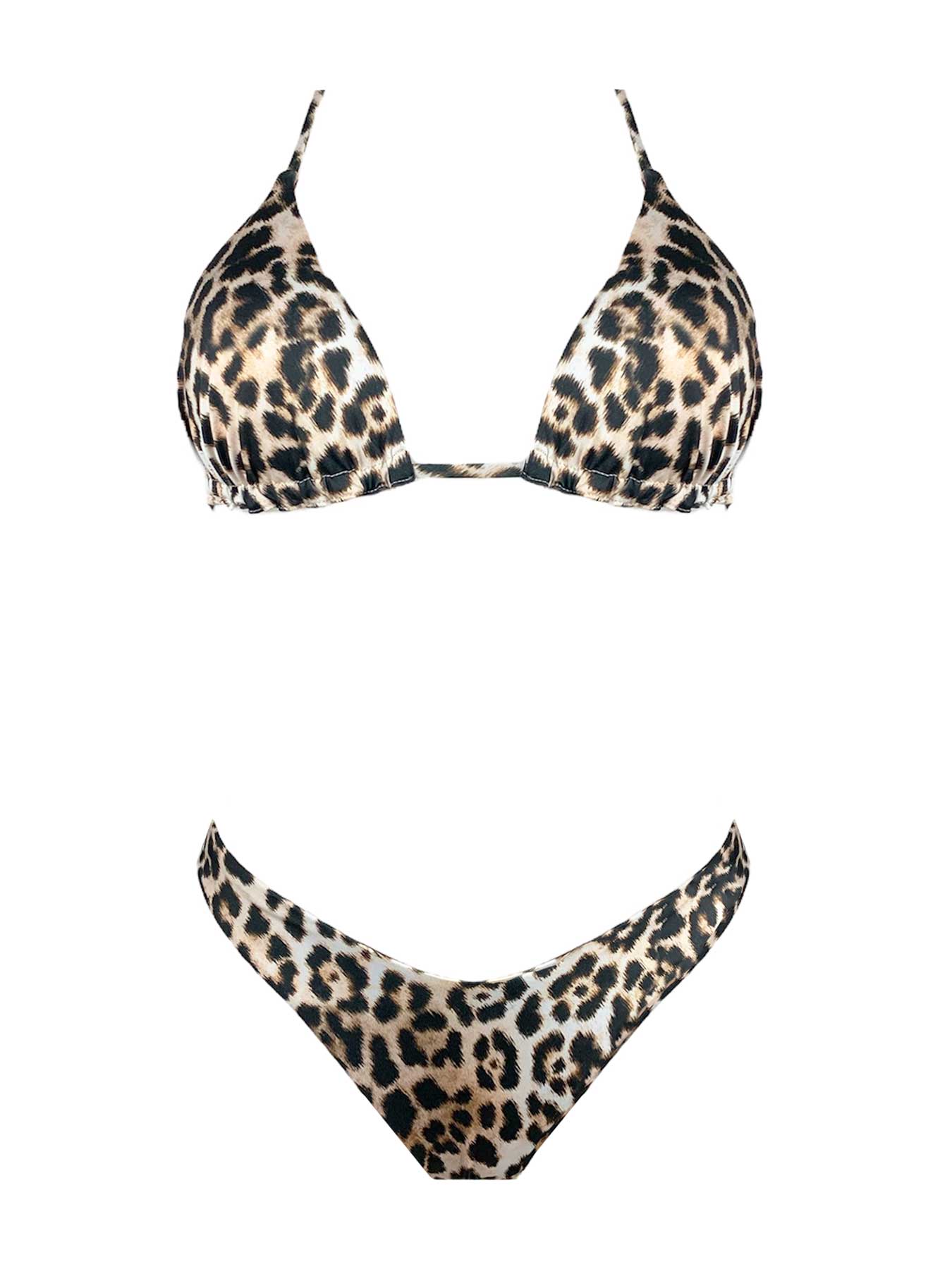Genius Bikini Triangolo Maculato Slip V Brasiliano - Bikini D'amare Riccione