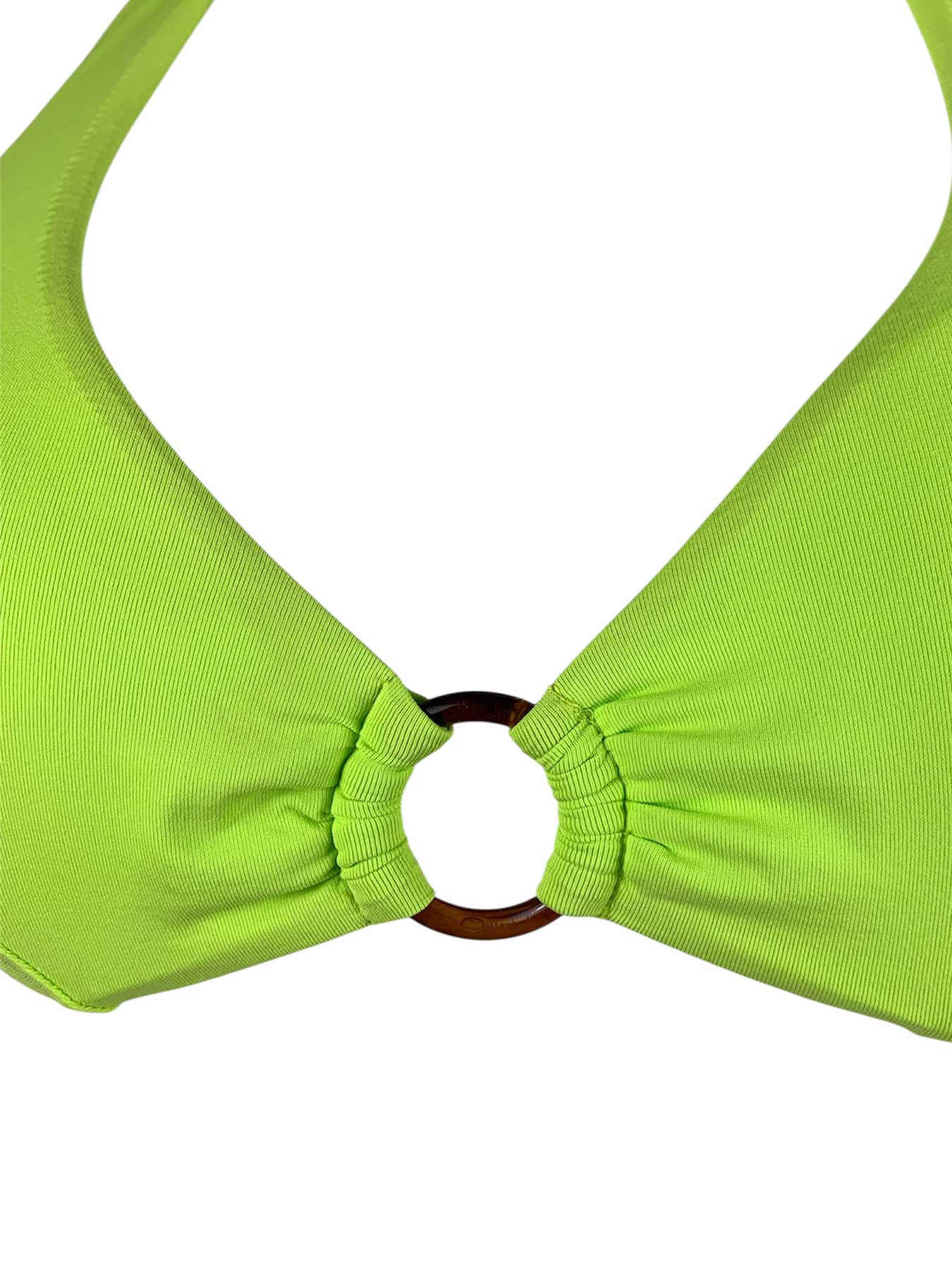 Genius Bikini Triangolone Anello Lime - Bikini D'amare Riccione