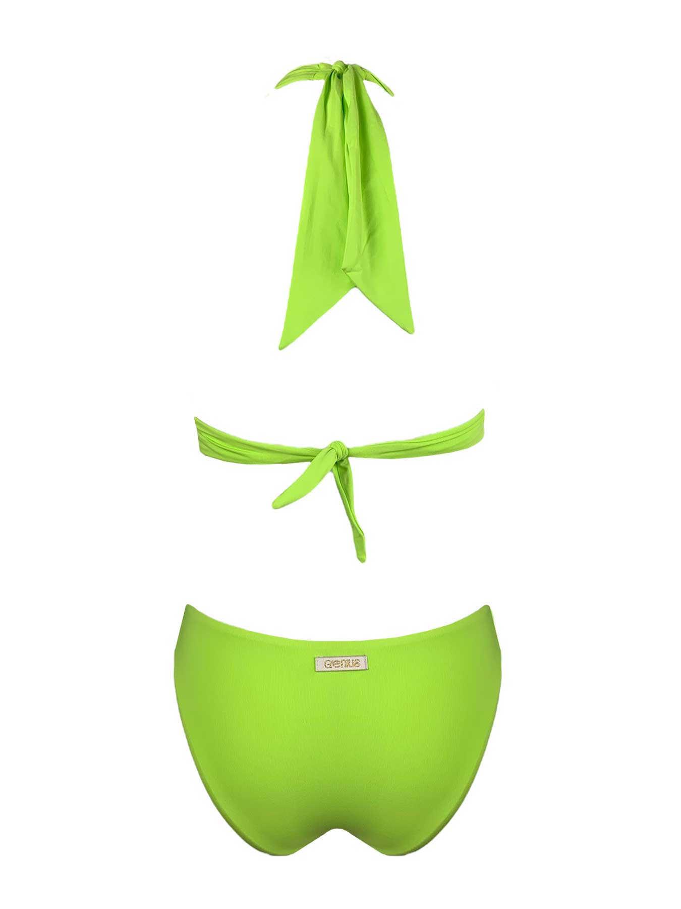 Genius Bikini Triangolone Anello Lime - Bikini D'amare Riccione