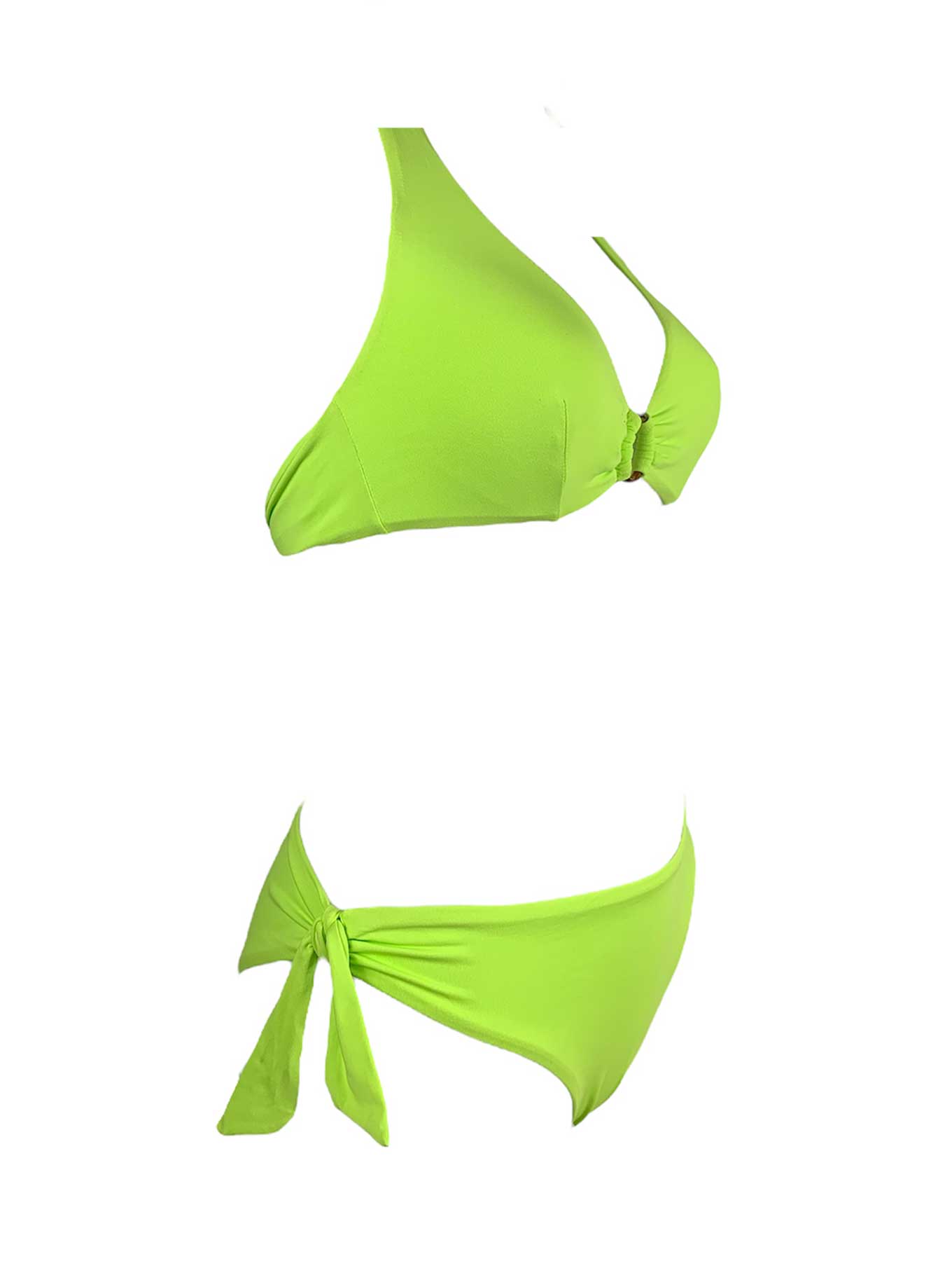 Genius Bikini Triangolone Anello Lime - Bikini D'amare Riccione