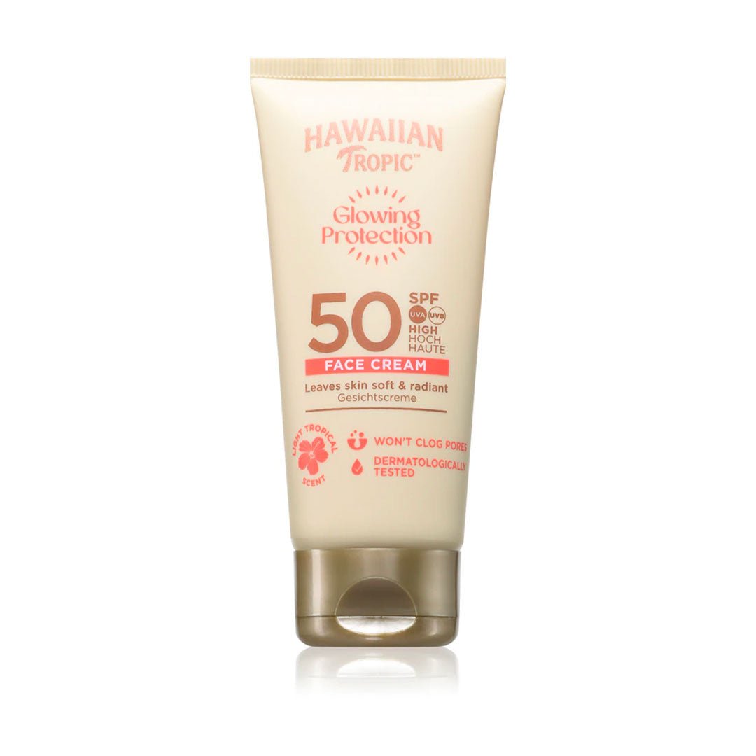 Hawaiian Tropic Crema Viso Glowing Protection Spf 50 - Bikini D'amare Riccione