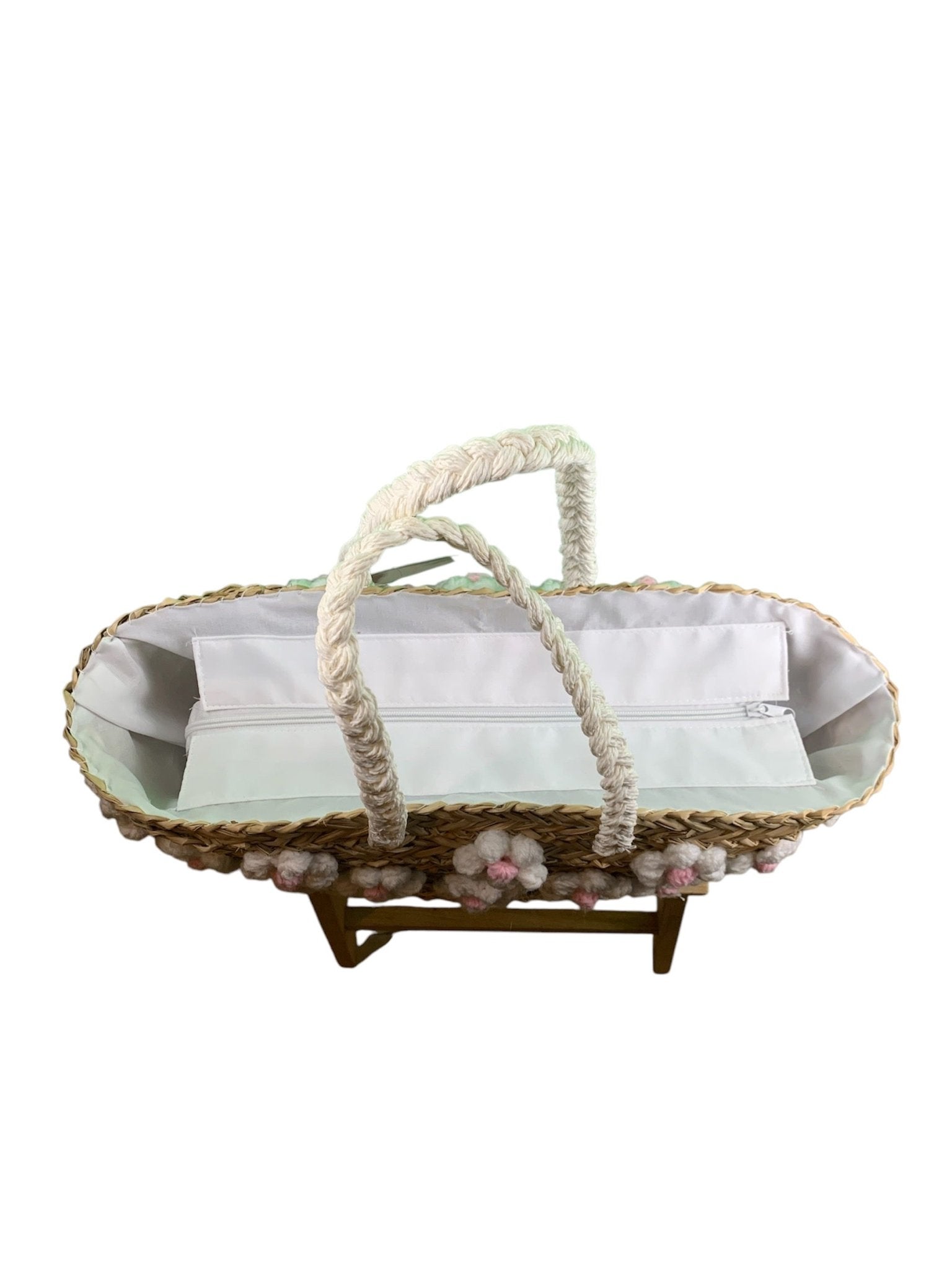 Borsa Mare Paglia Margherite Bikini D'amare