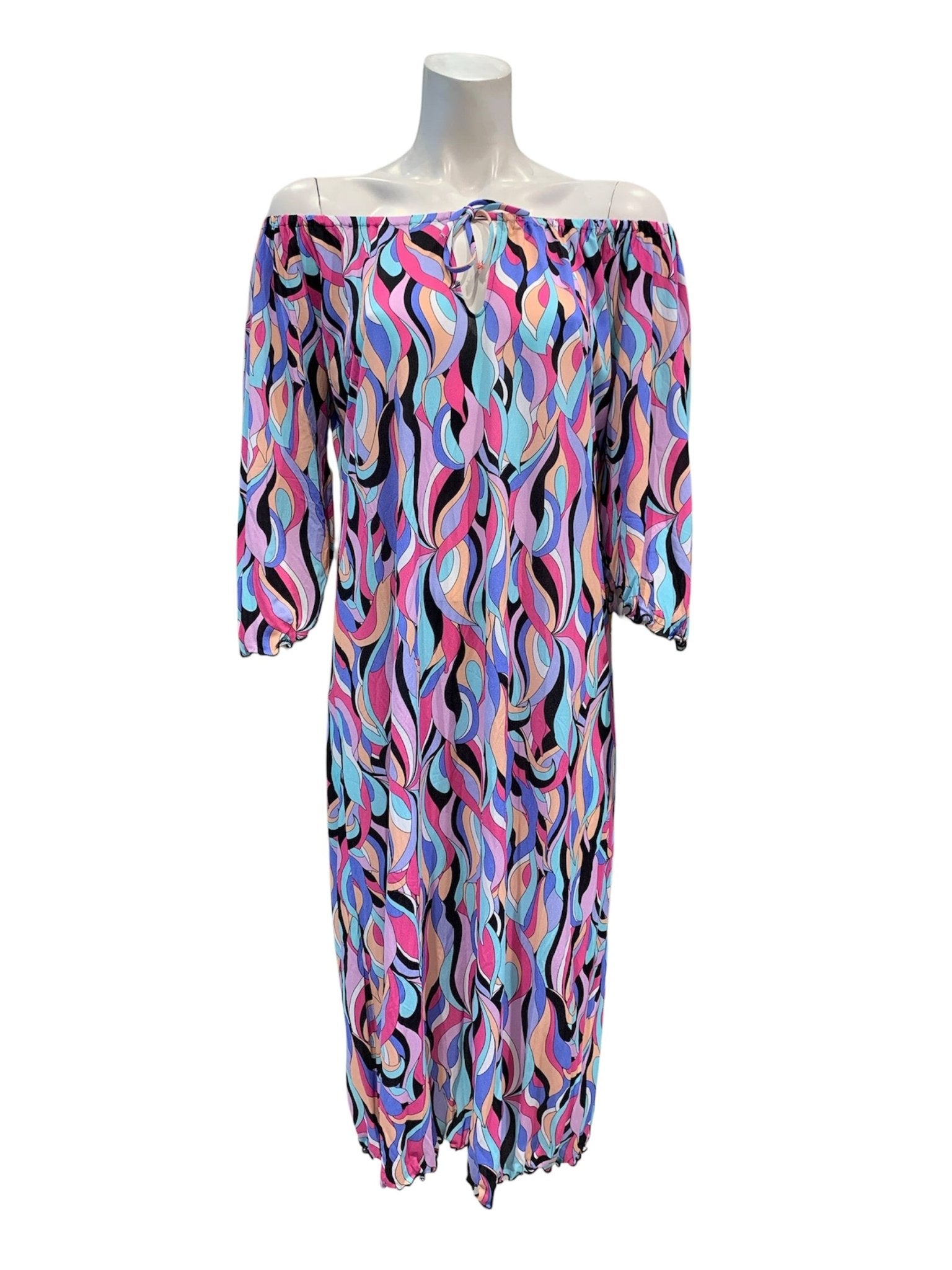 Coals Beach Copricostume Fantasia Pucci con Manica Coals Beach