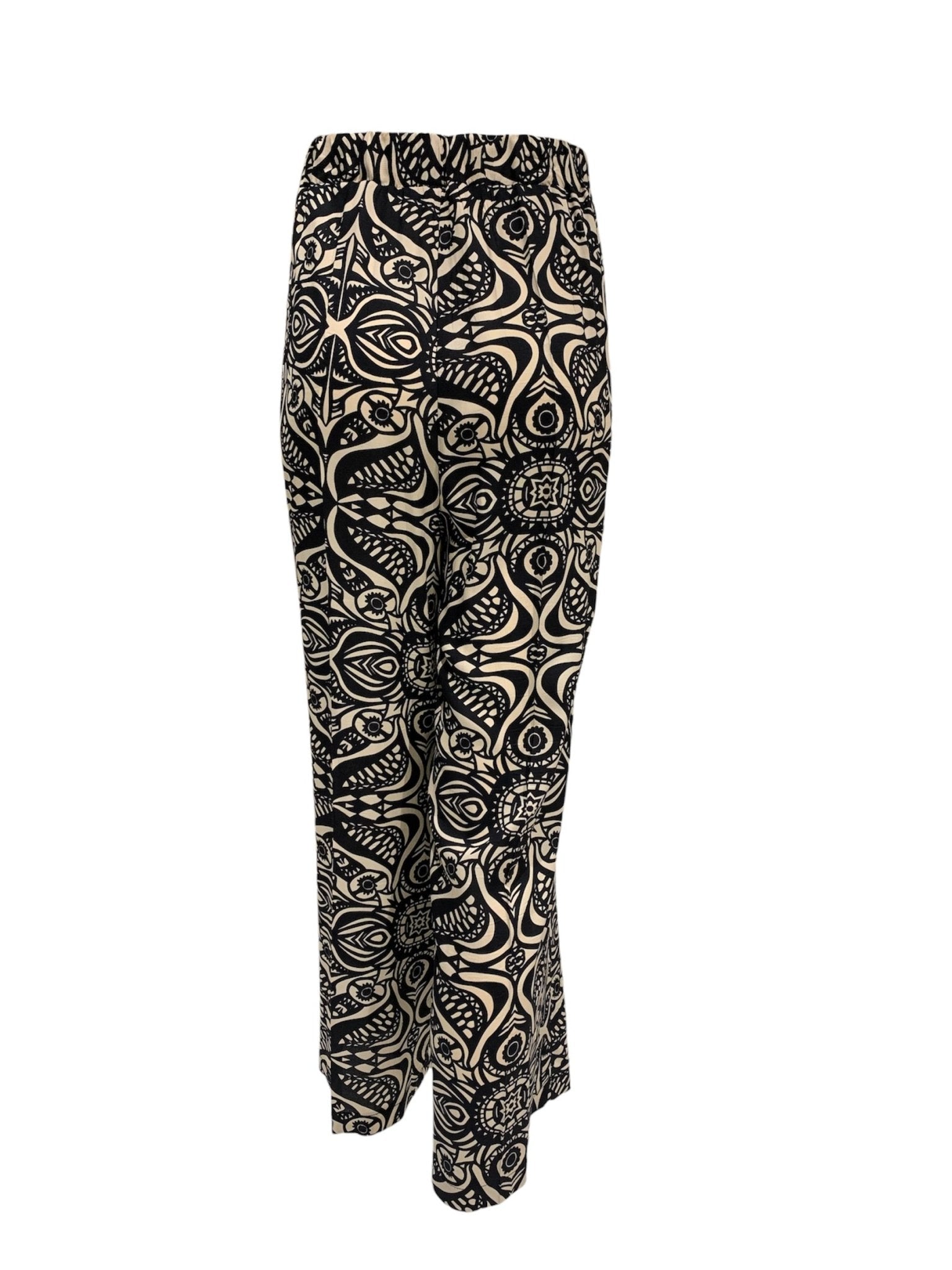 Susy Mix Pantaloni Lunghi Fantasia Nero - Bikini D'amare Riccione