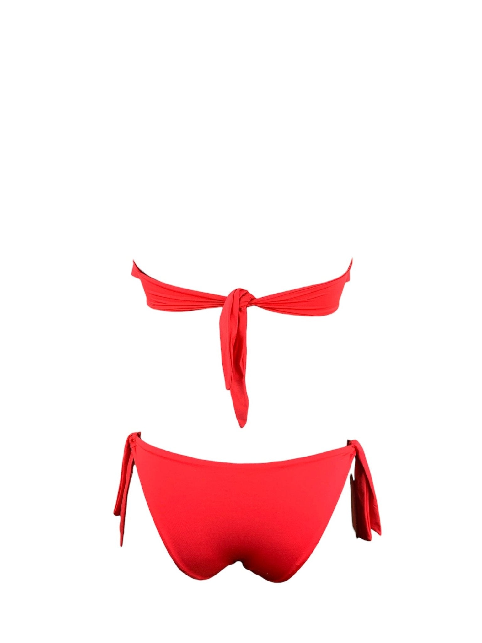Marette Bikini Balconcino Voulant Rosso Marette Beachwear