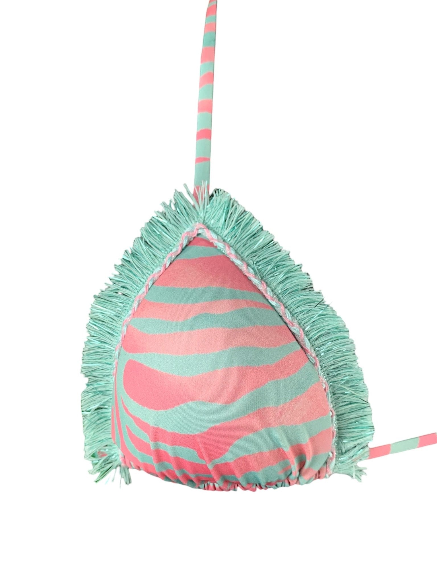 Genius Bikini Triangolo Madagascar Rosa Acqua Genius Beachwear