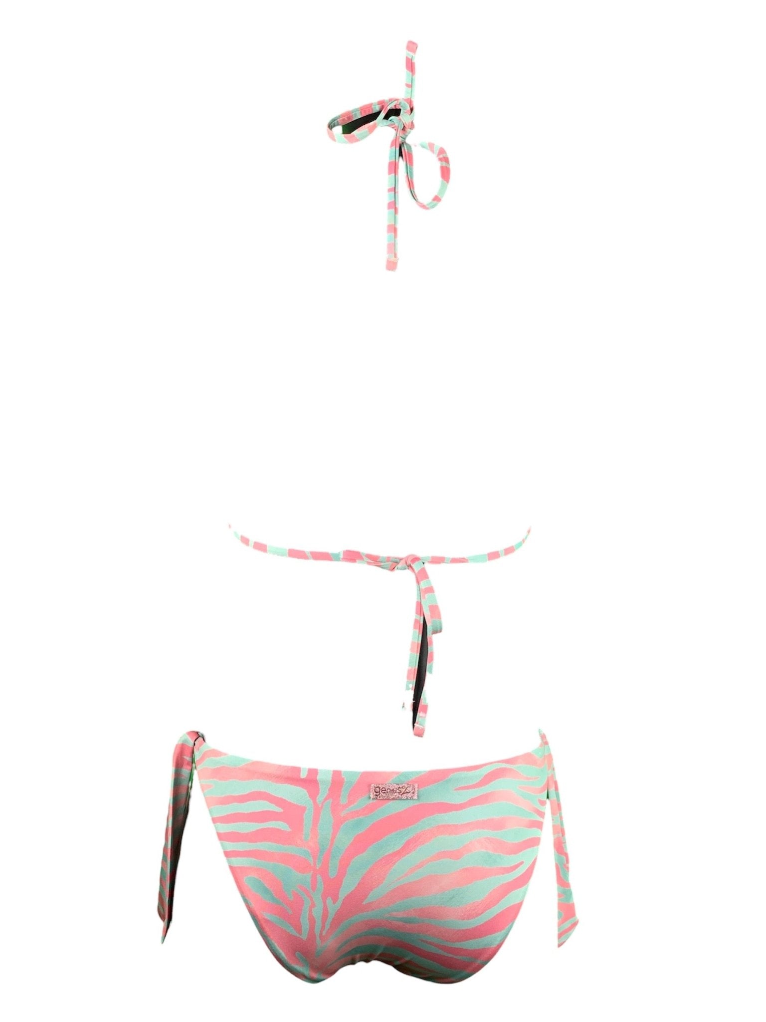 Genius Bikini Triangolo Madagascar Rosa Acqua Genius Beachwear