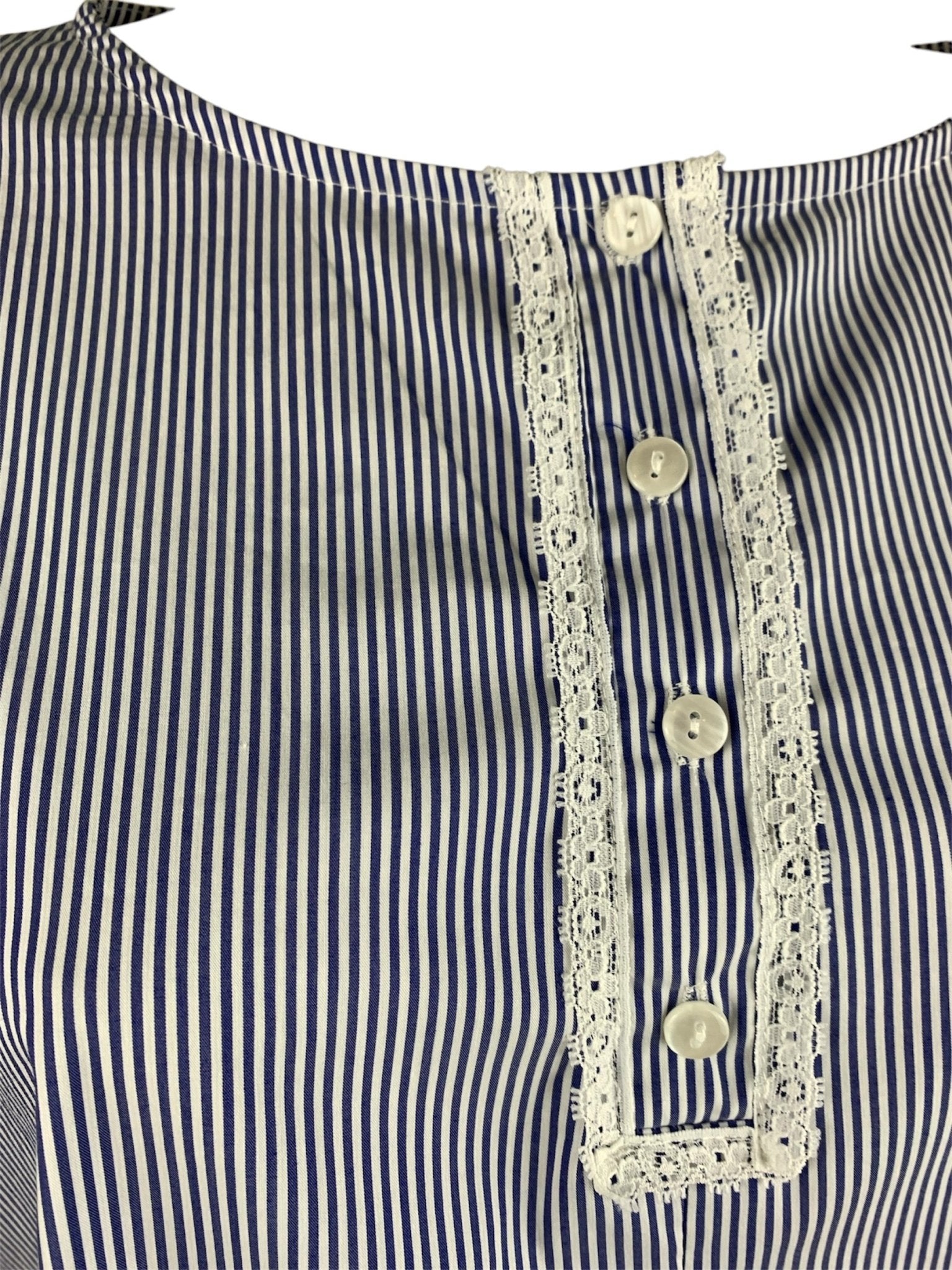Bighet Camicia Righe Blu-Bianco