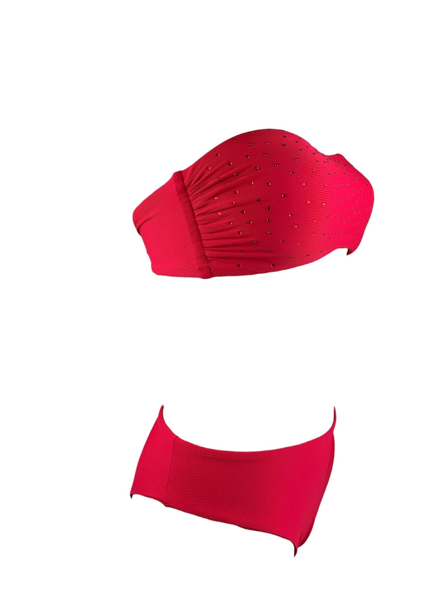 Bikini Fascia Ferretto Punti Luce Campo dei fiori 4