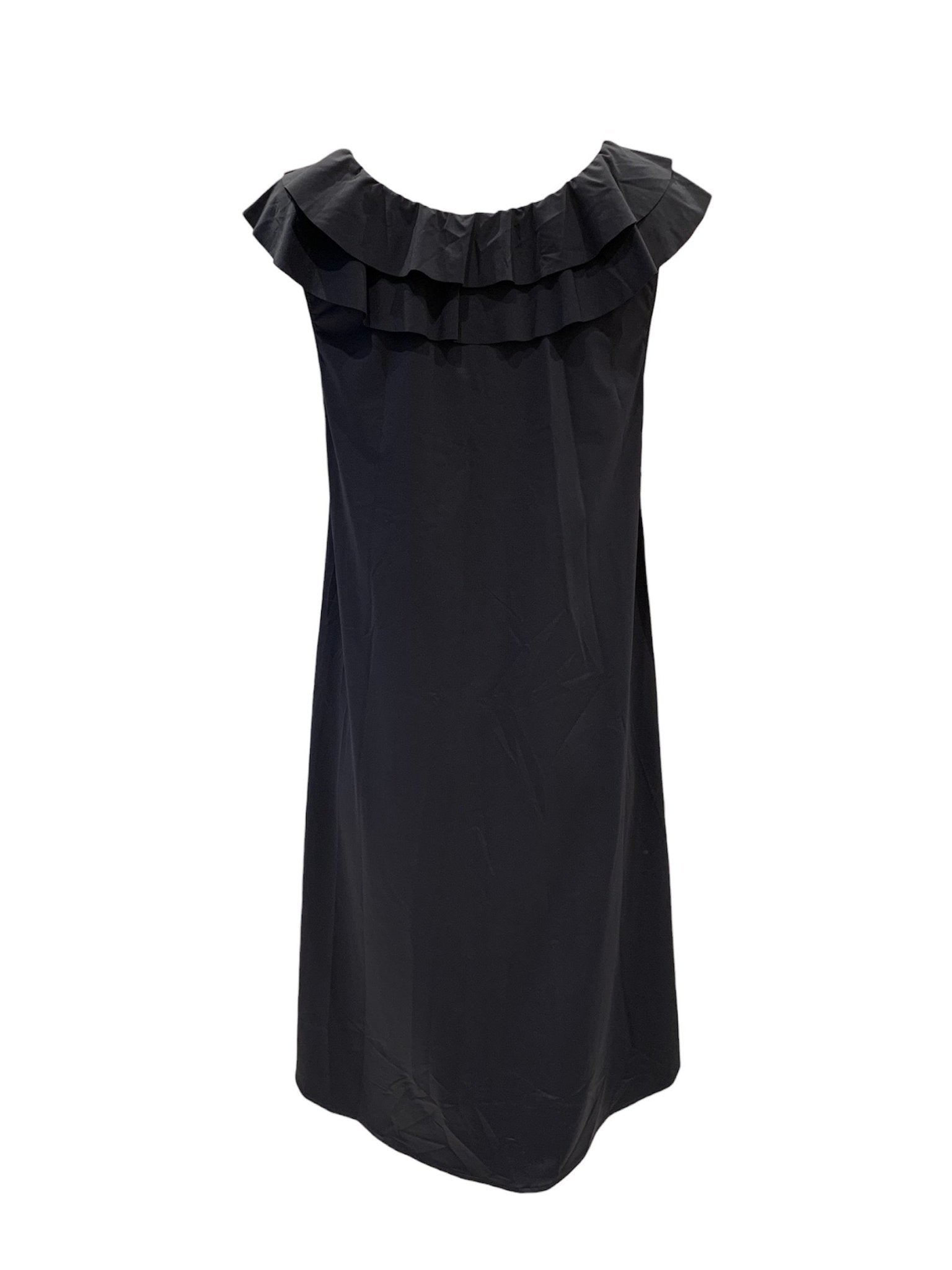 Marette Abito Lycra Nero Voulant