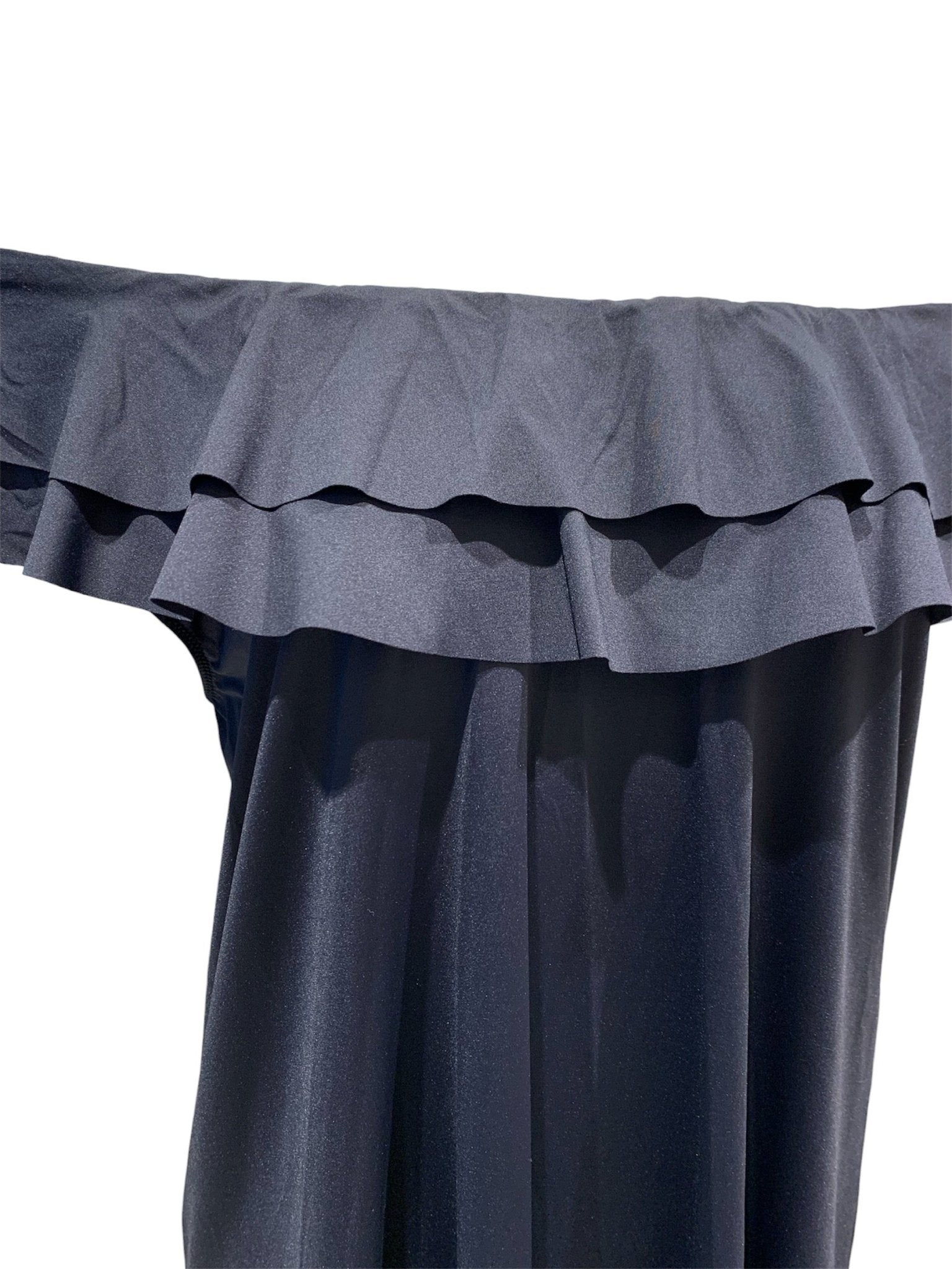 Marette Abito Lycra Nero Voulant