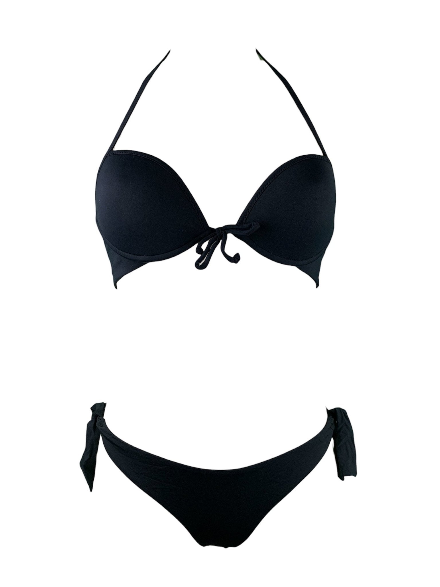Marette Bikini Coppa Push Up Nero Campo dei fiori 4