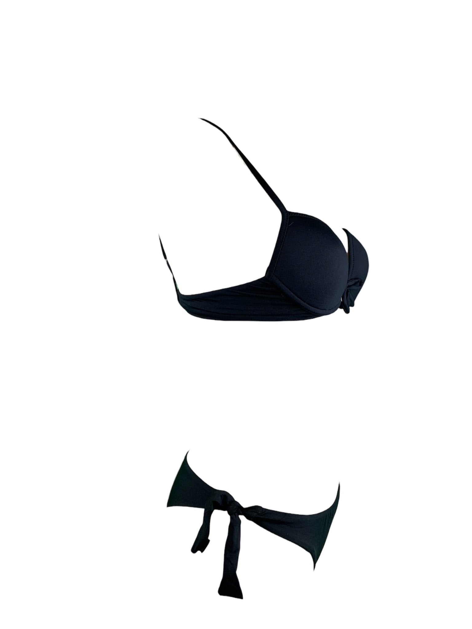 Marette Bikini Coppa Push Up Nero Campo dei fiori 4