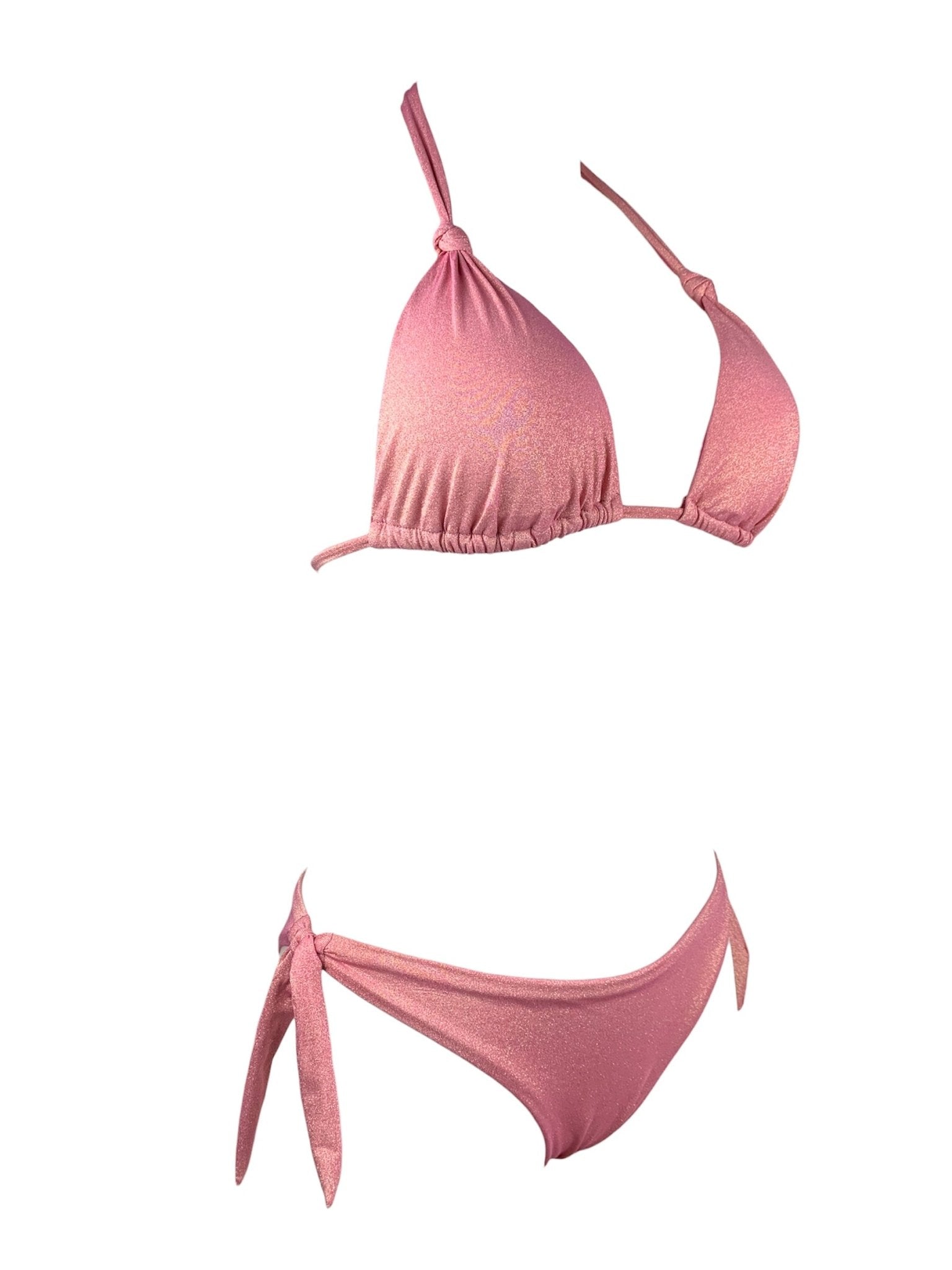 Bikini Triangolo Lurex Nodo - Bikini D'amare Riccione