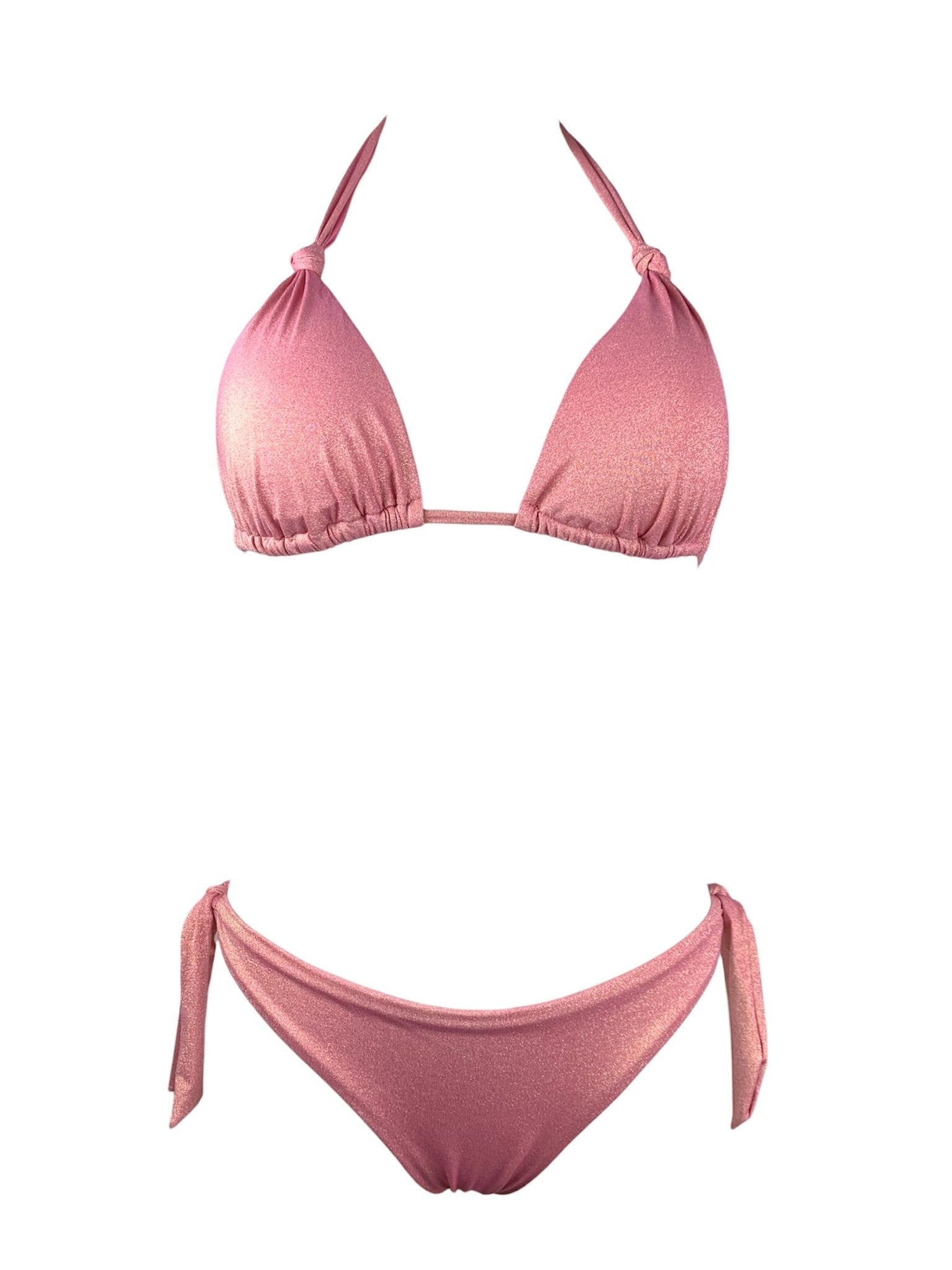 Bikini Triangolo Lurex Nodo - Bikini D'amare Riccione