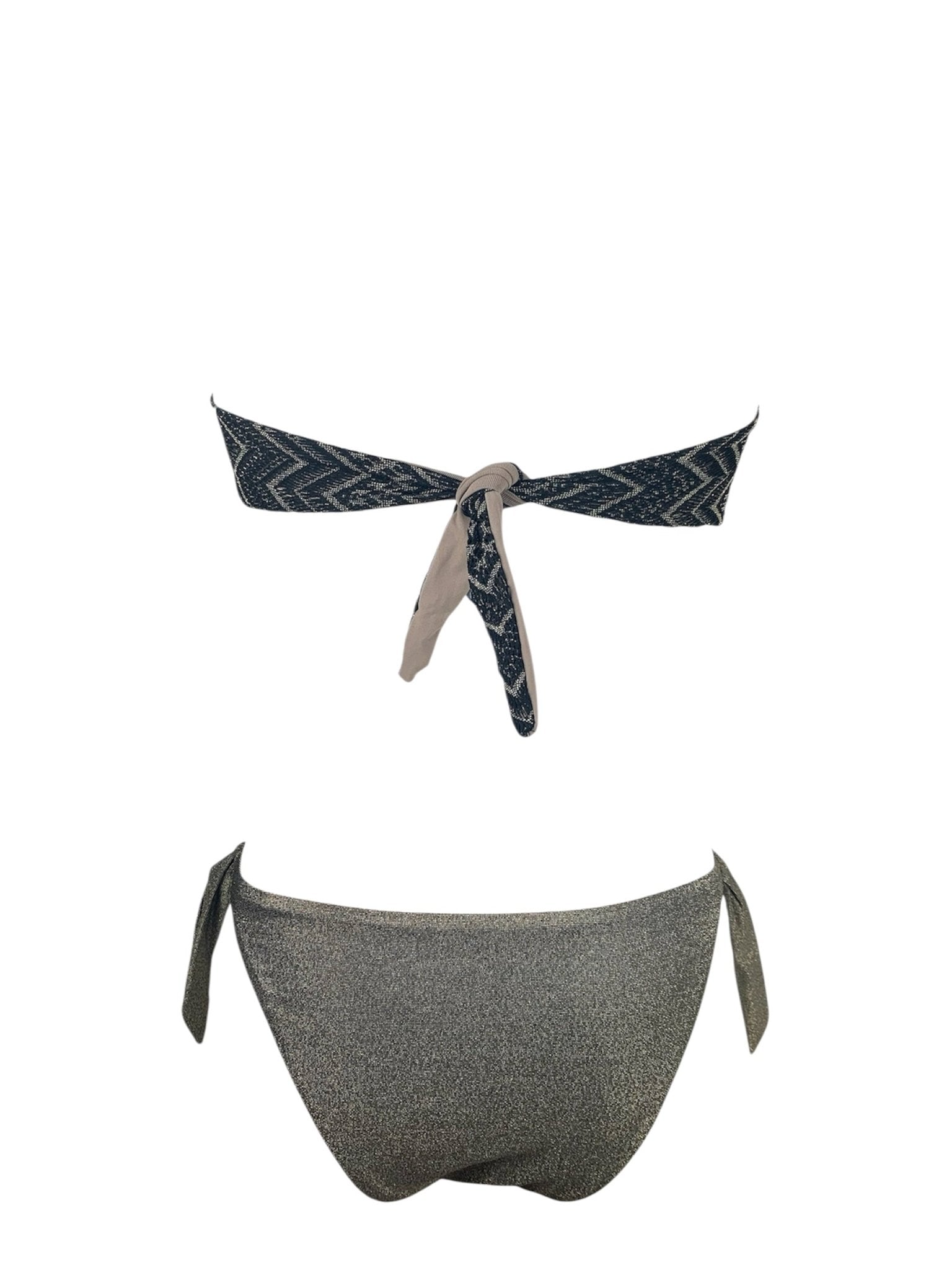 Bikini Fascia Lurex ZigZag - Bikini D'amare Riccione