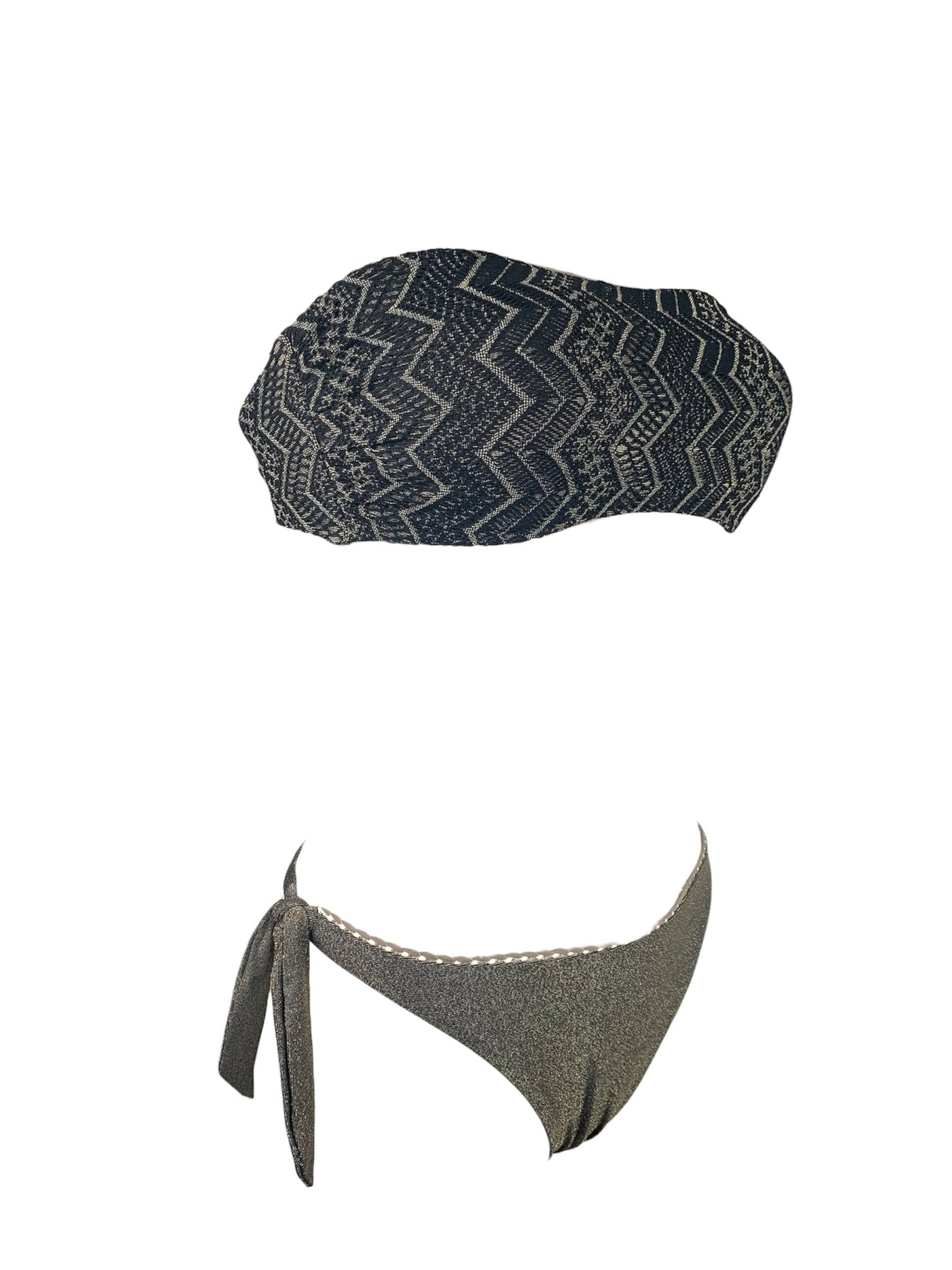 Bikini Fascia Lurex ZigZag - Bikini D'amare Riccione