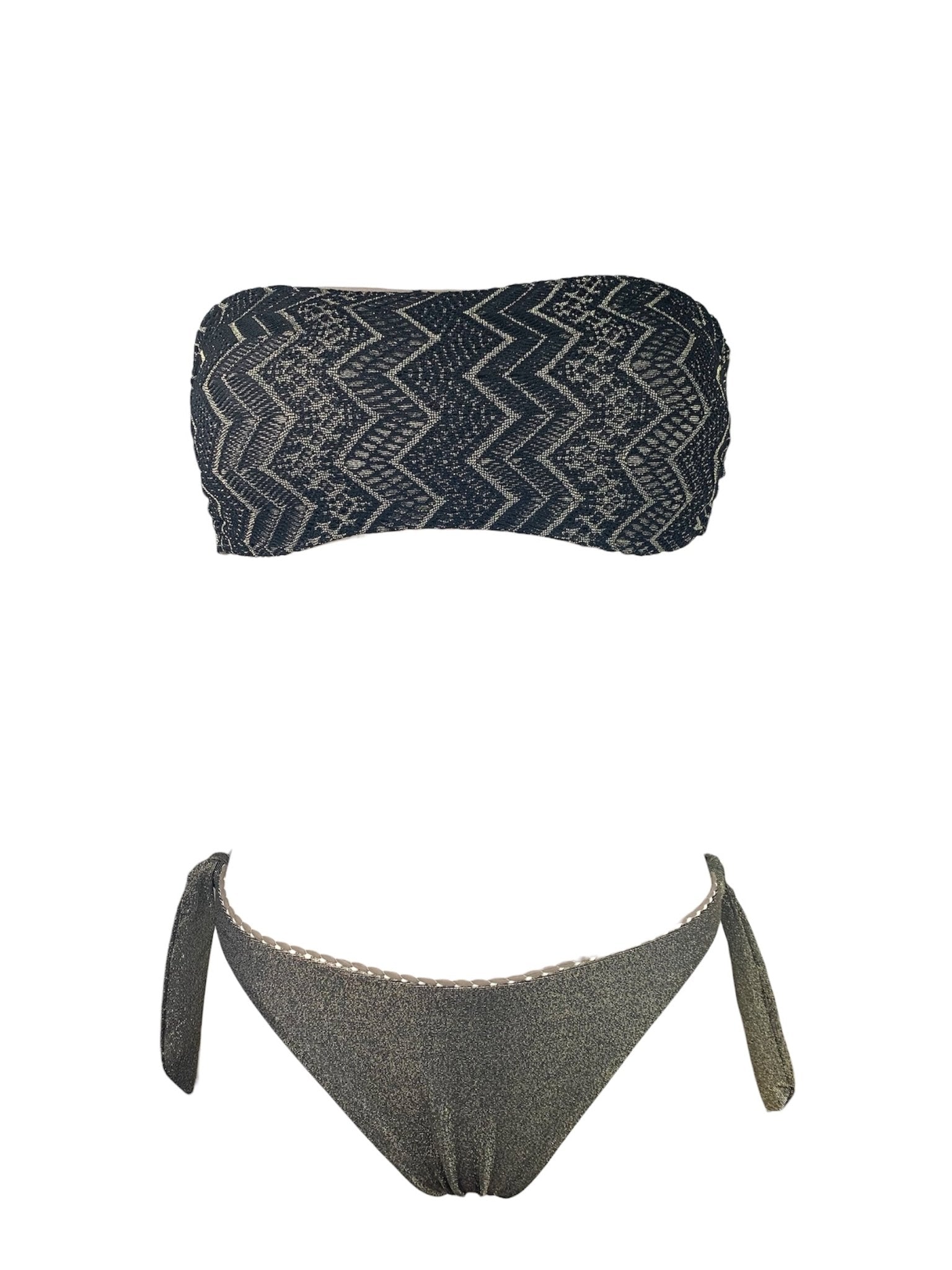 Bikini Fascia Lurex ZigZag - Bikini D'amare Riccione