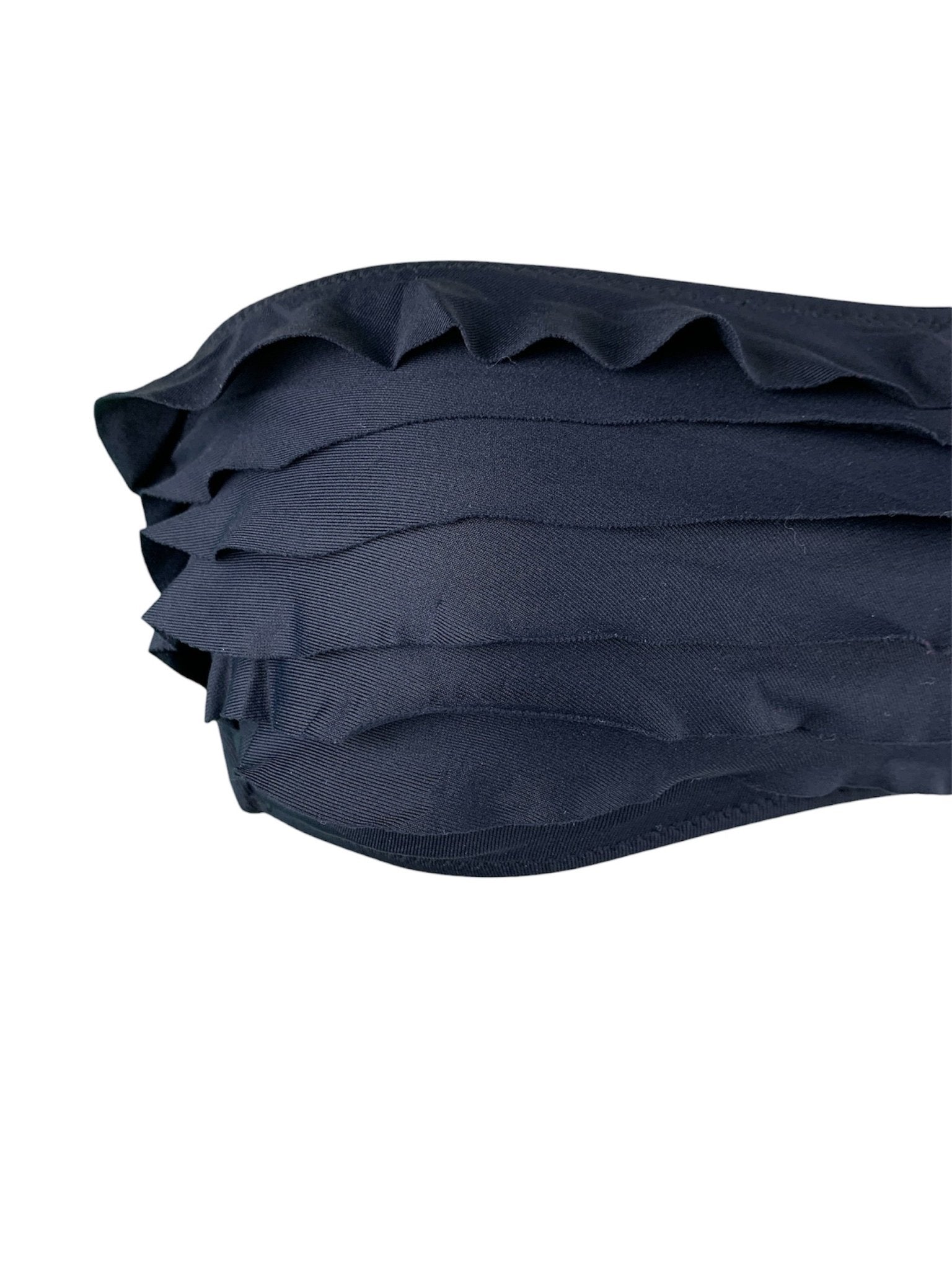 Marette Bikini Fascia Balze Nero Marette Beachwear