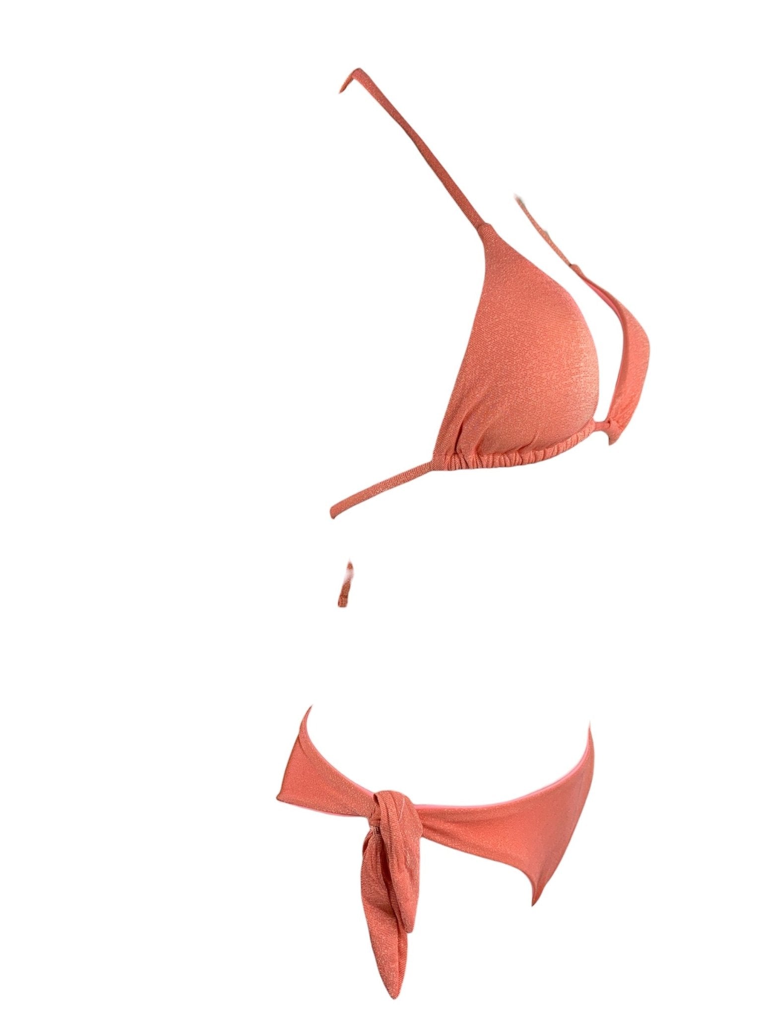 Genius Bikini Triangolo Lurex Brasil Bikini D'amare