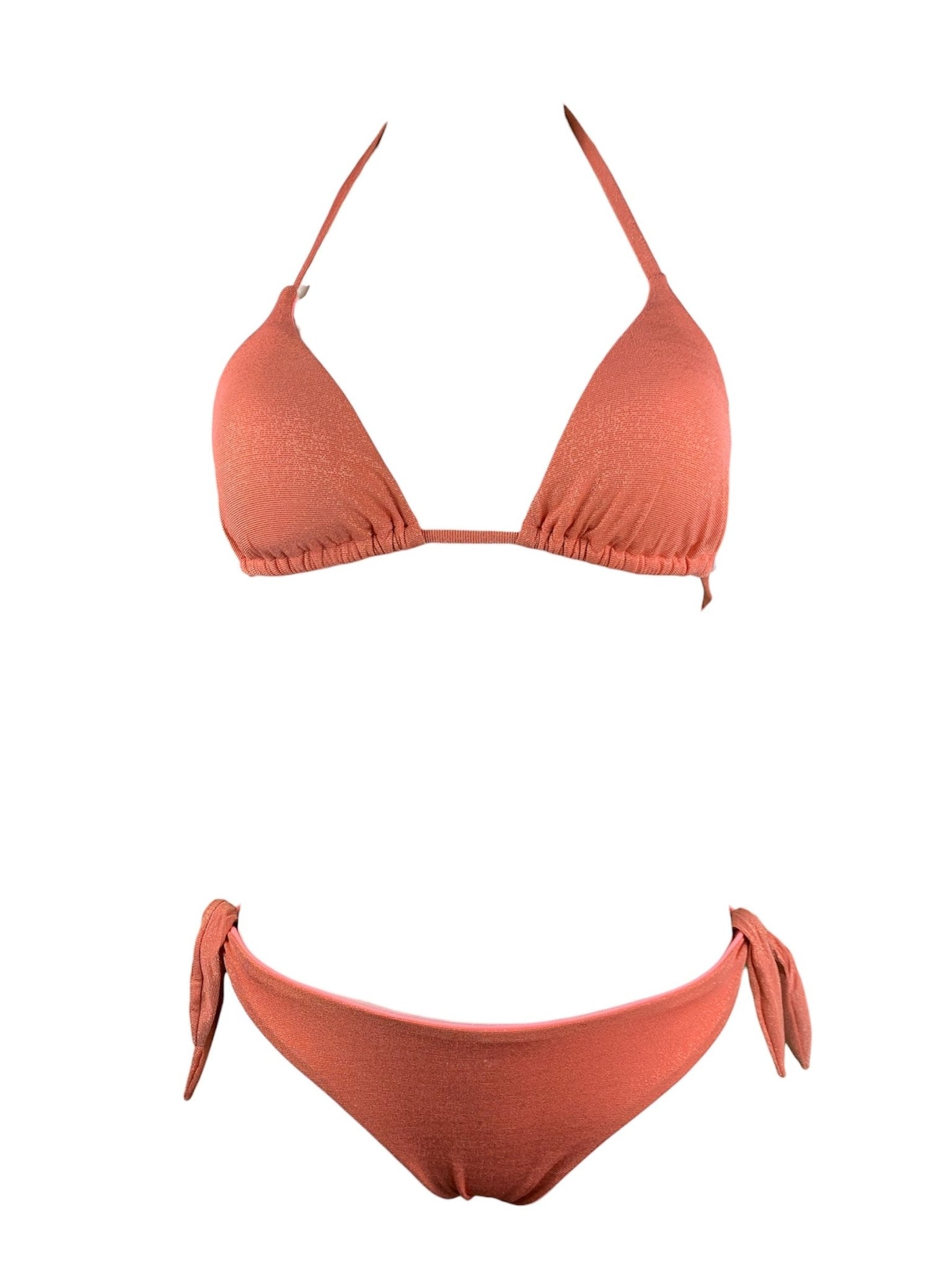 Genius Bikini Triangolo Lurex Brasil Bikini D'amare