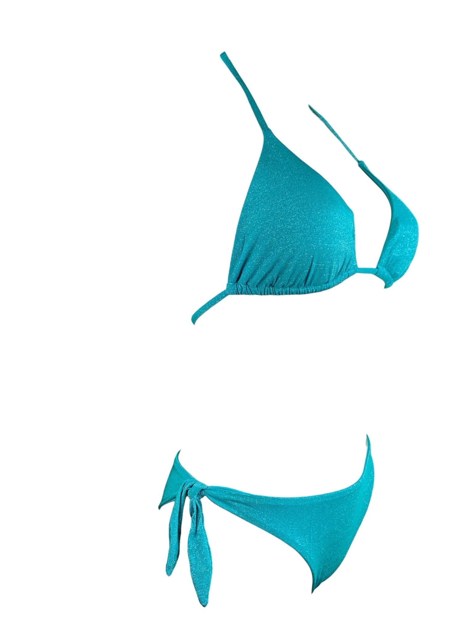 Genius Bikini Triangolo Lurex Brasil Bikini D'amare