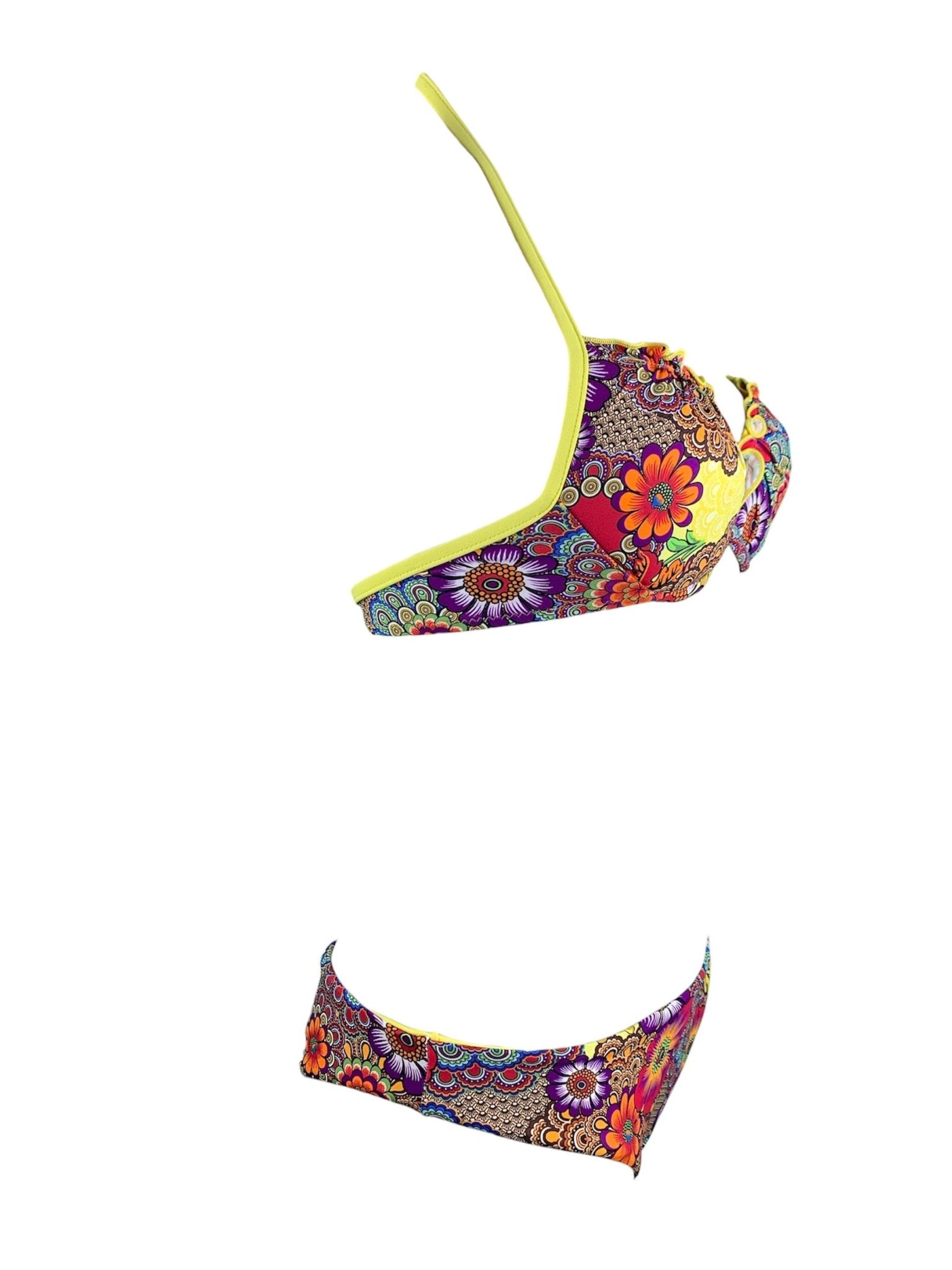 Bikini Push Up Rosita Flower Contatti Beachwear
