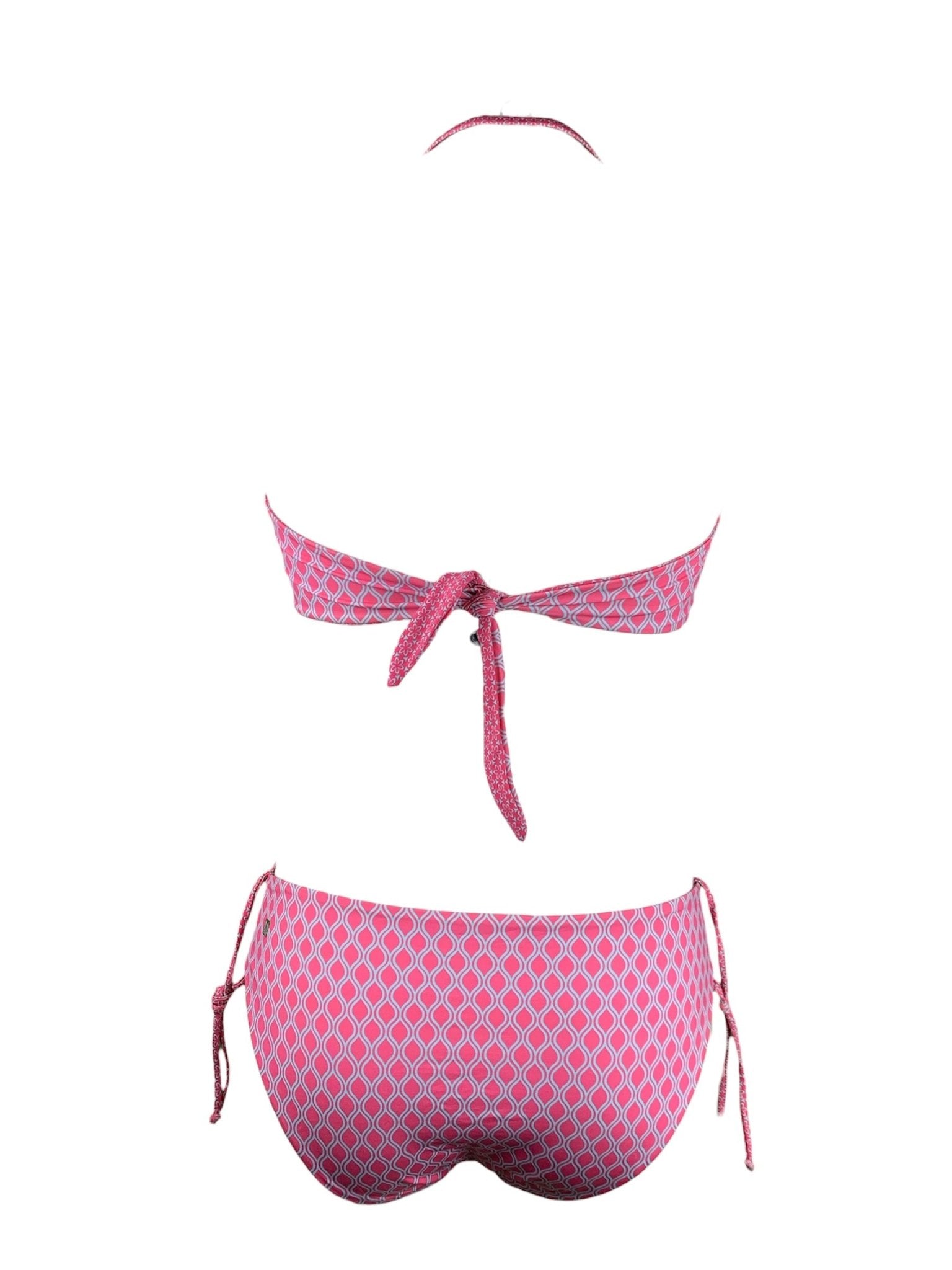 Bikini Balconcino Bicolore Fantasia Marette Beachwear