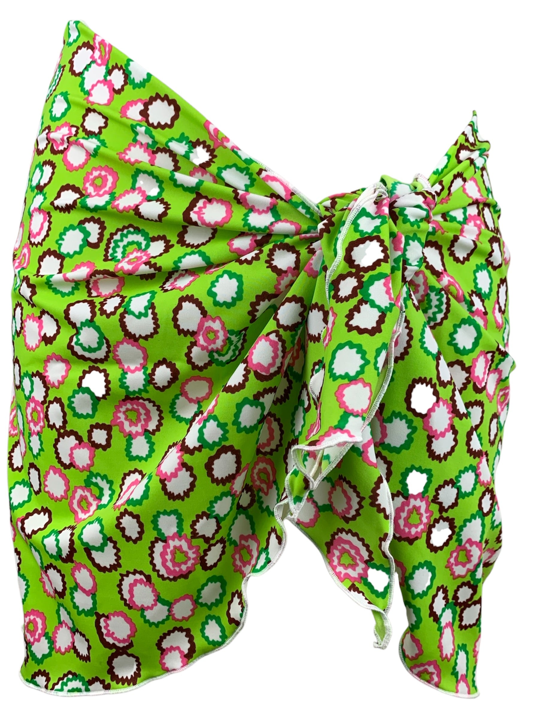 Coals Beach Pareo Lycra Fantasia Verde