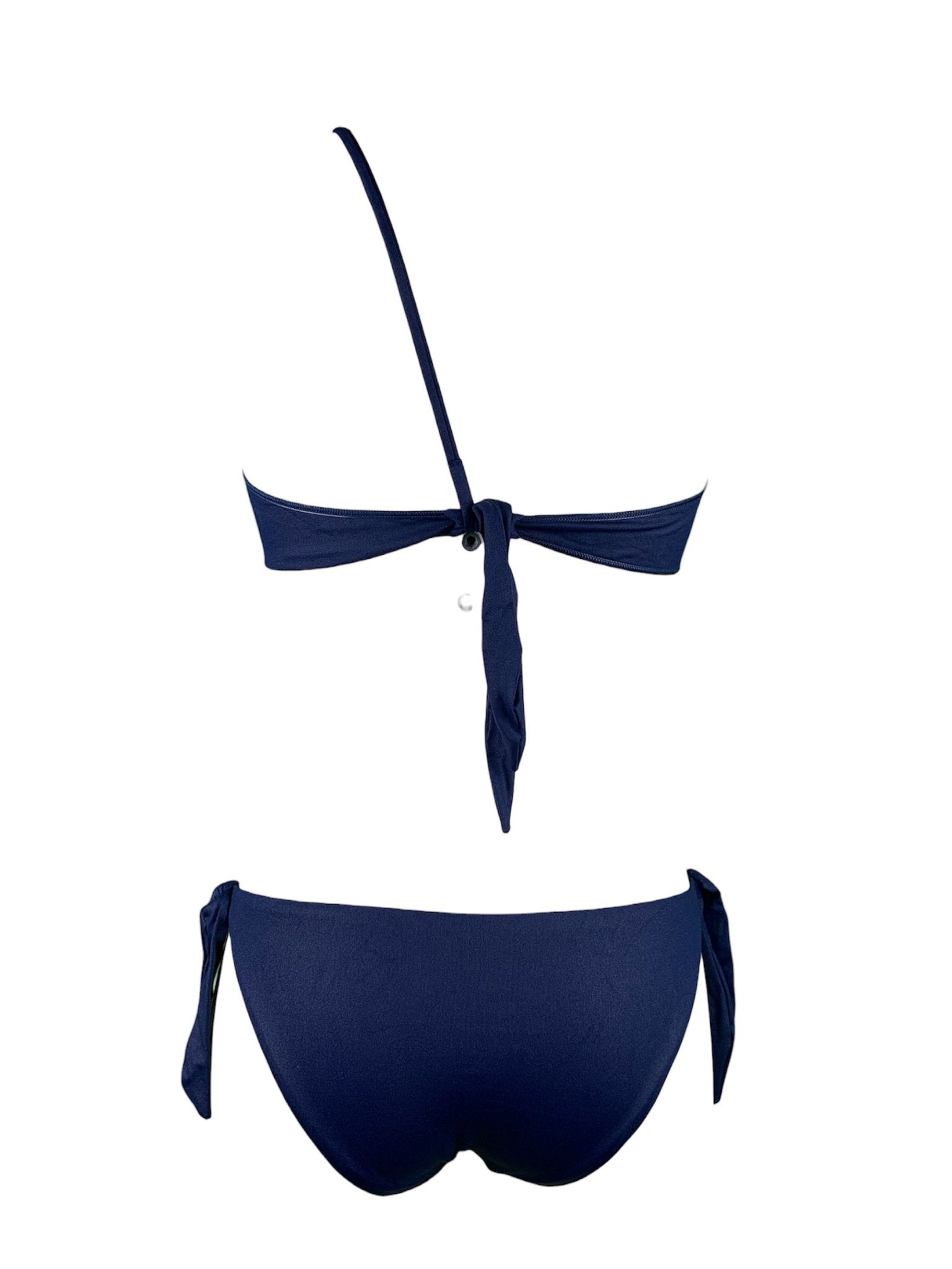 Genius Bikini Monospalla Paillettes Blu