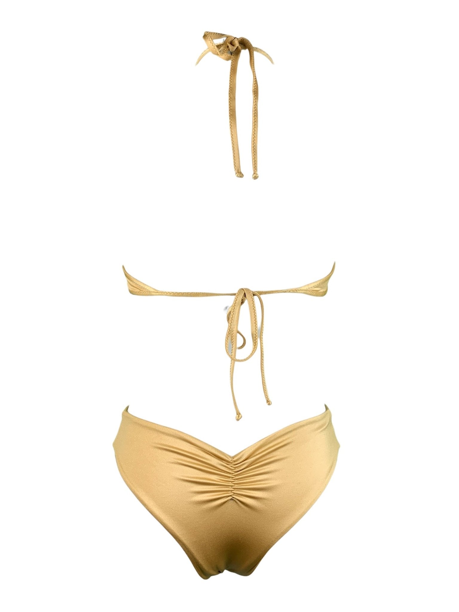 Bikini Brassiere Paillettes Oro - Bikini D'amare Riccione