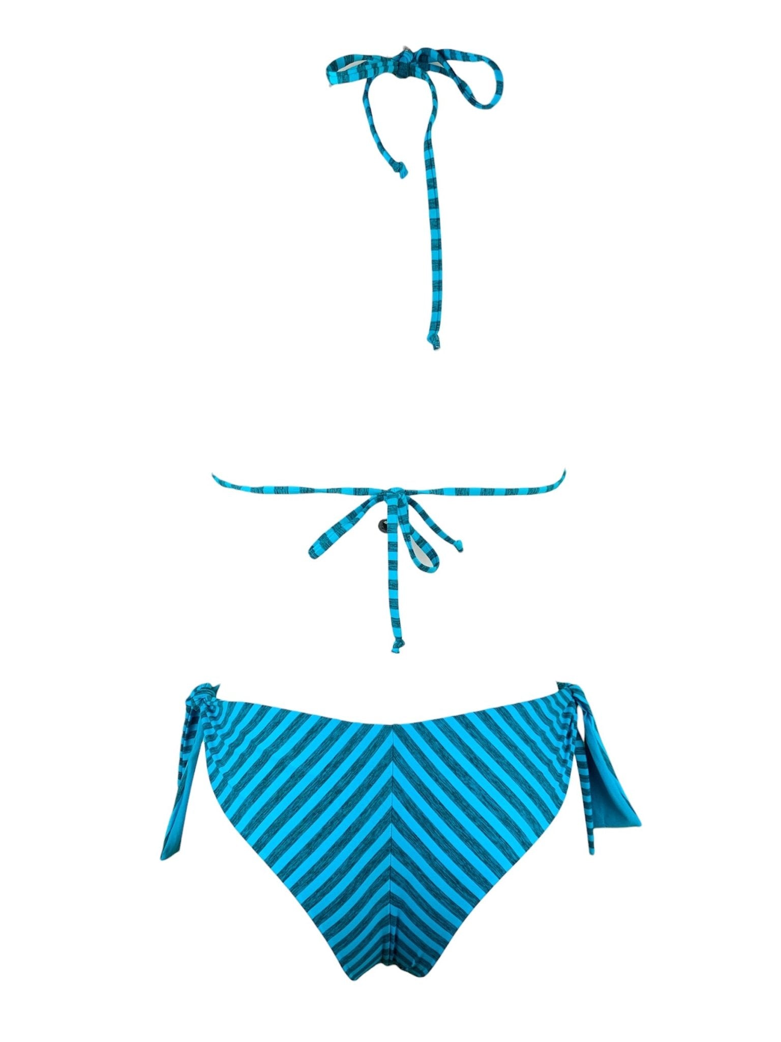 Bikini Triangolo Fluo Righe - Bikini D'amare Riccione