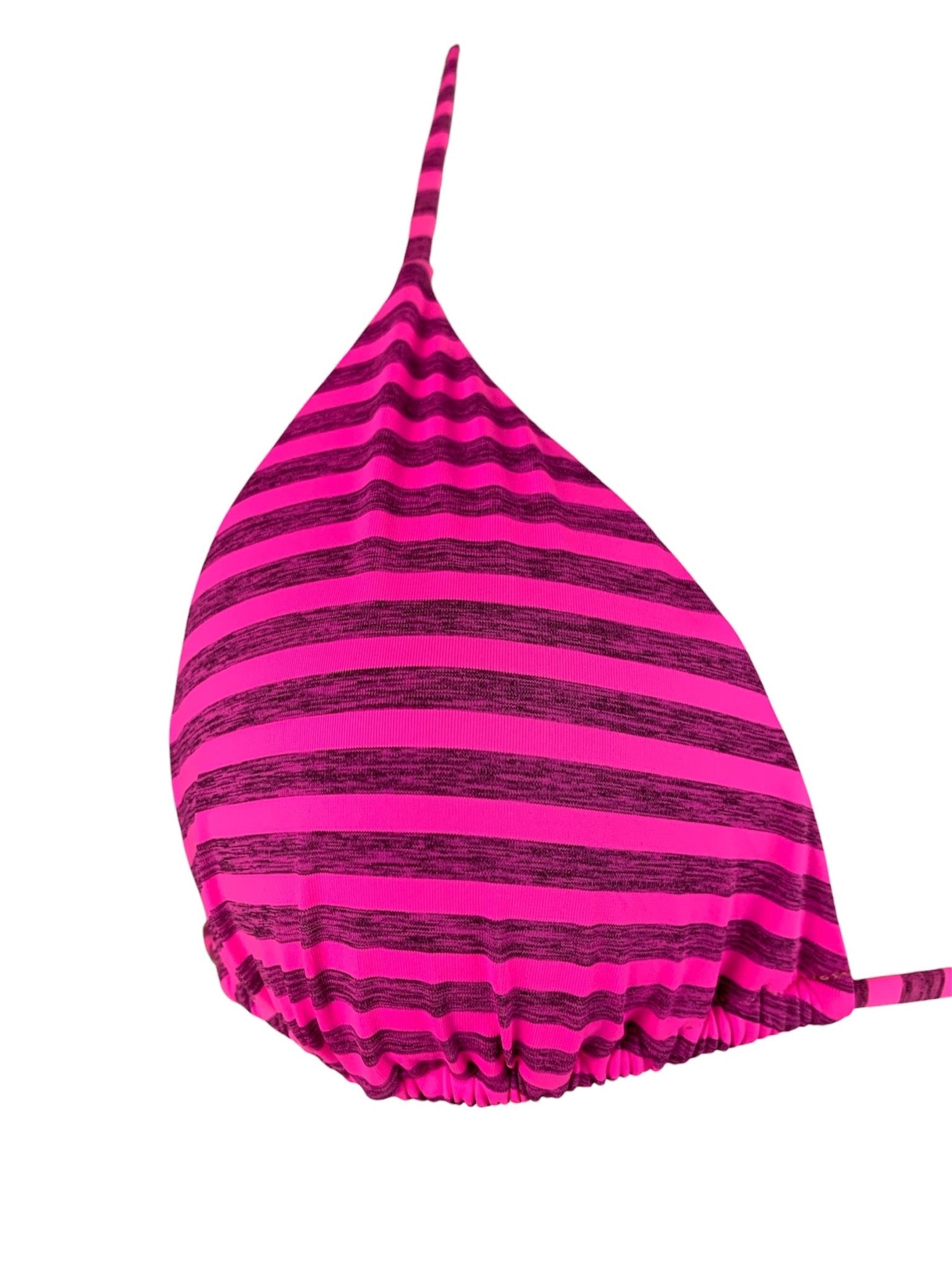 Bikini Triangolo Fluo Righe - Bikini D'amare Riccione