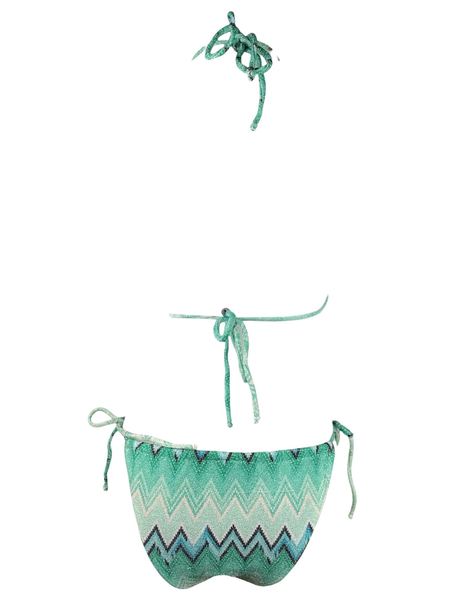 Bikini Triangolo Lurex Zig Zag - Scegli il Colore - Bikini D'amare Riccione