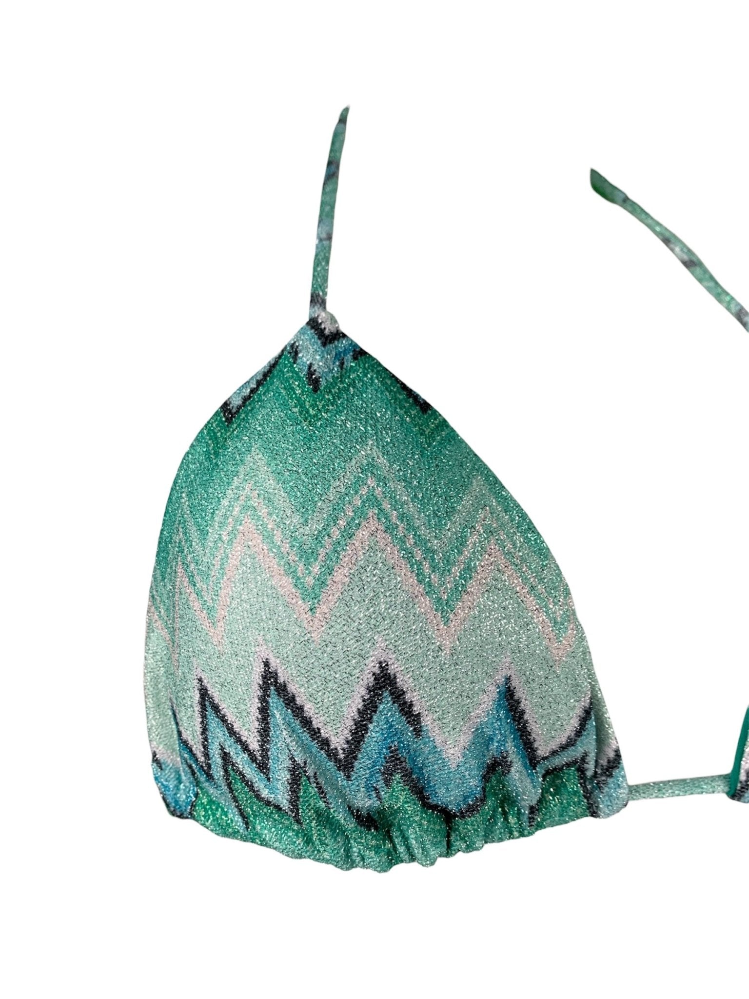 Bikini Triangolo Lurex Zig Zag - Scegli il Colore - Bikini D'amare Riccione
