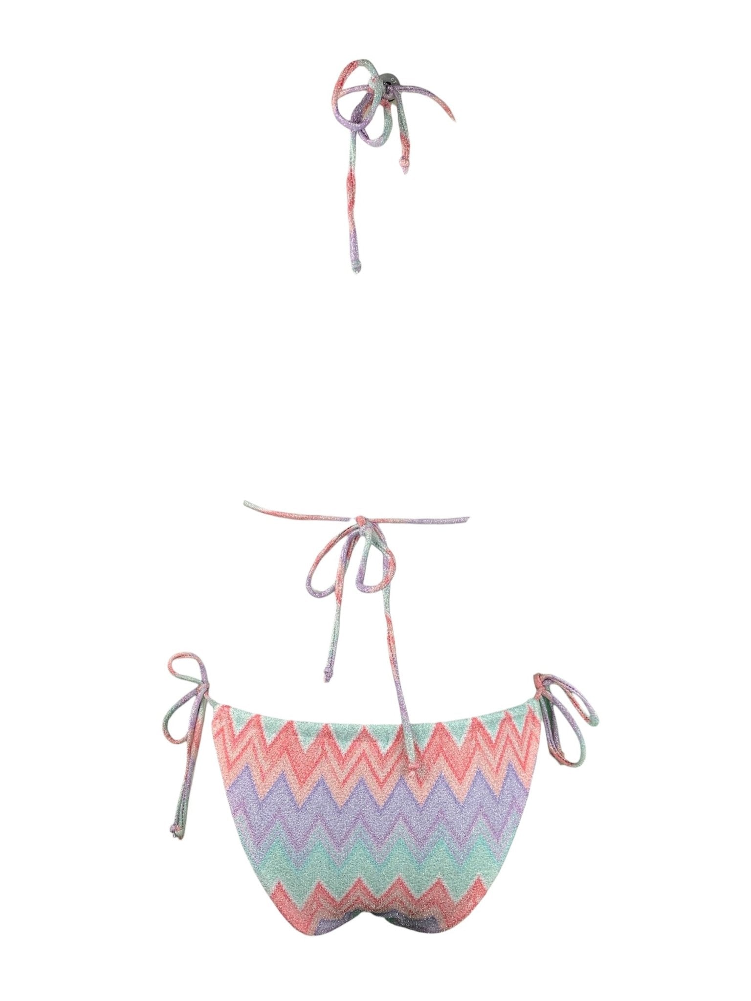 Bikini Triangolo Lurex Zig Zag - Scegli il Colore - Bikini D'amare Riccione