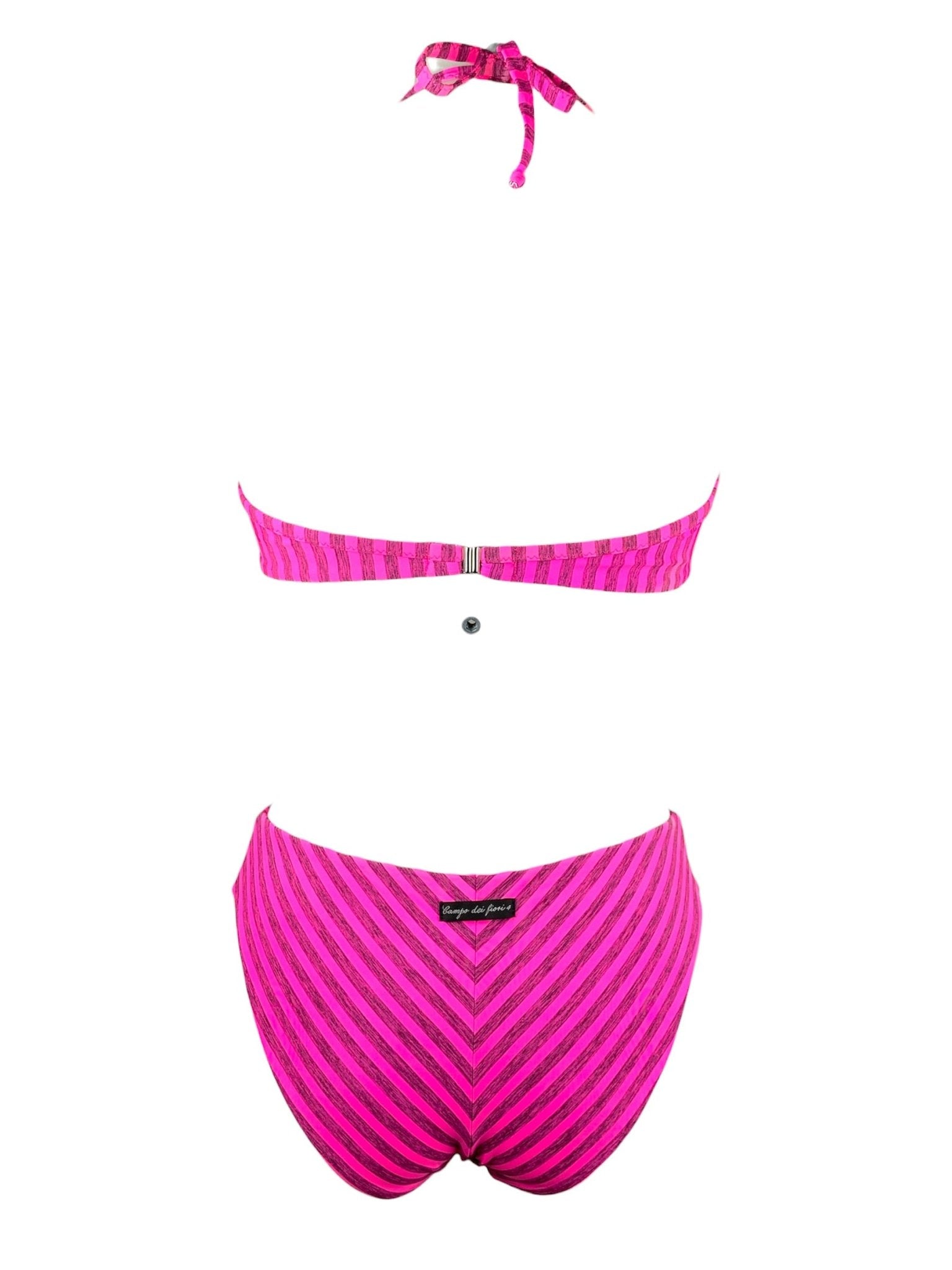 Marette Bikini Brassiere Righe Fluo - Bikini D'amare Riccione