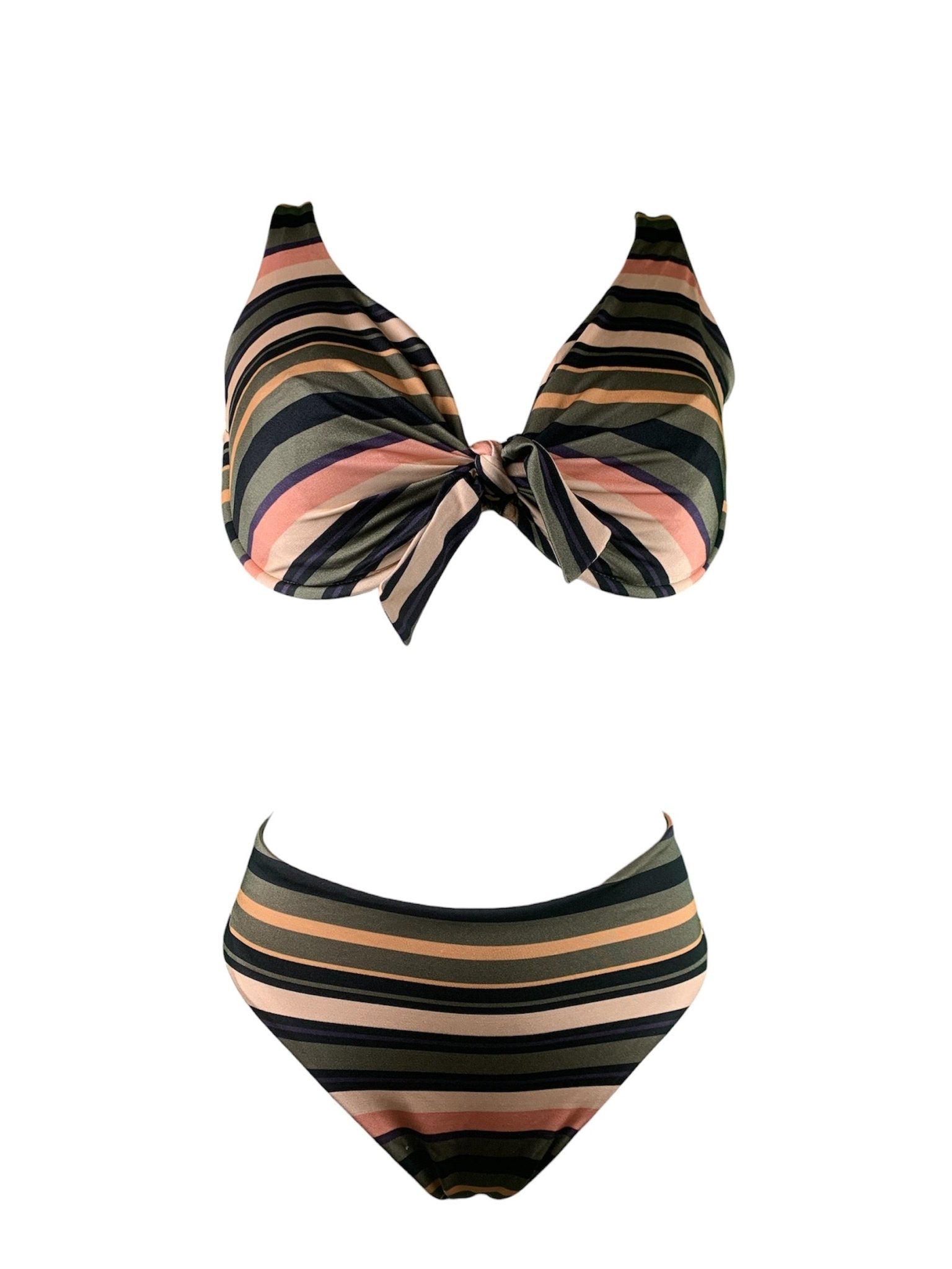 Bikini Ferretto KD Berna Righe Contatti Beachwear