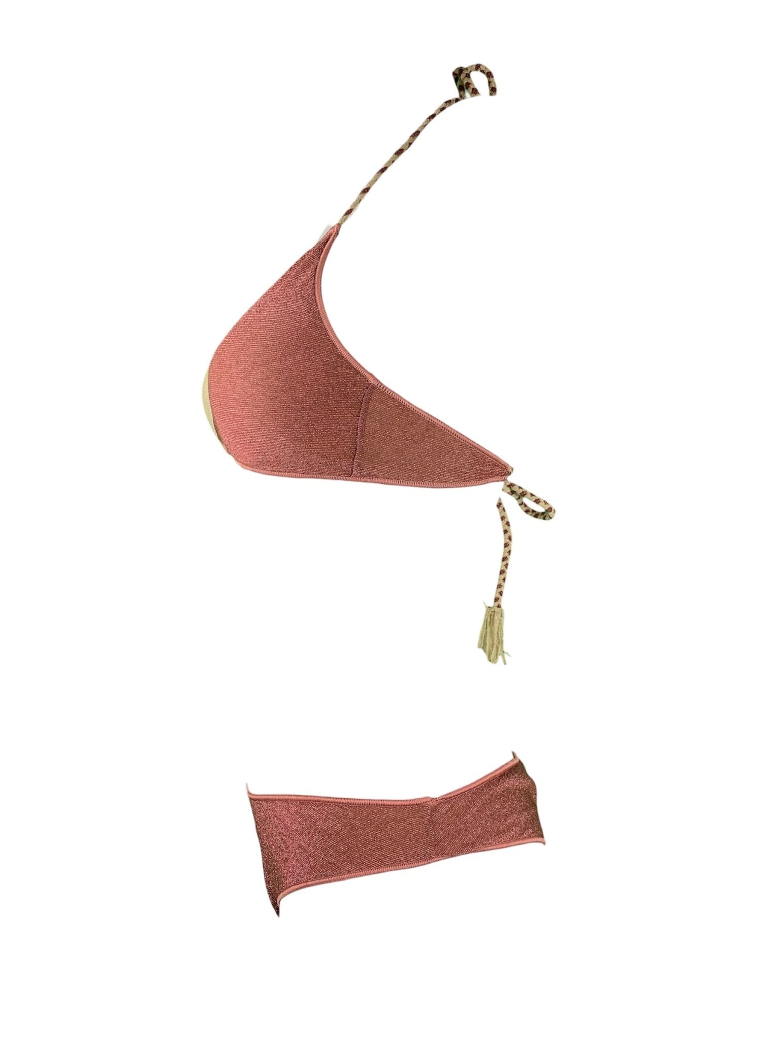 Bikini Top Bicolore Lurex Genius Beachwear