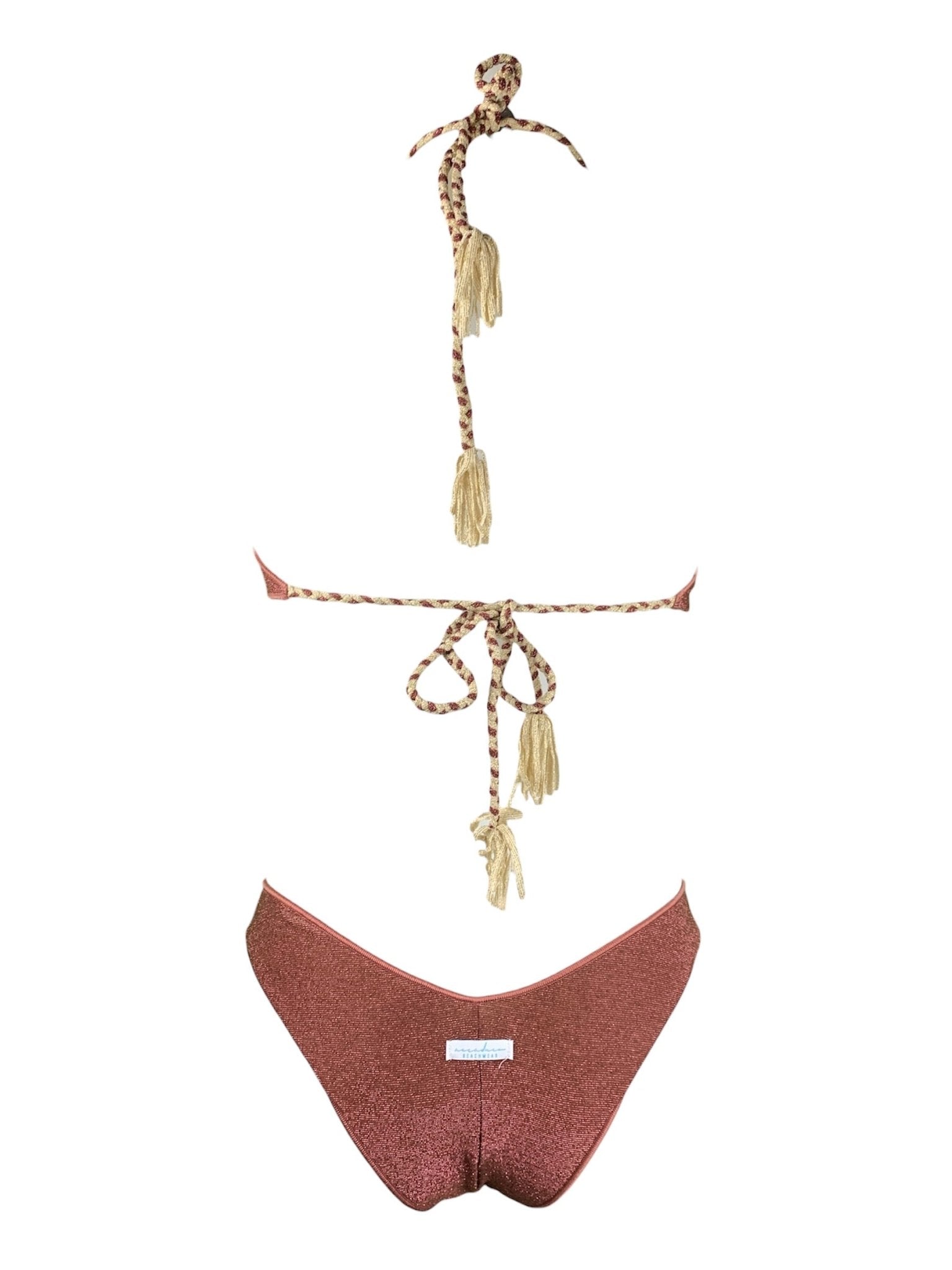 Bikini Top Bicolore Lurex Genius Beachwear