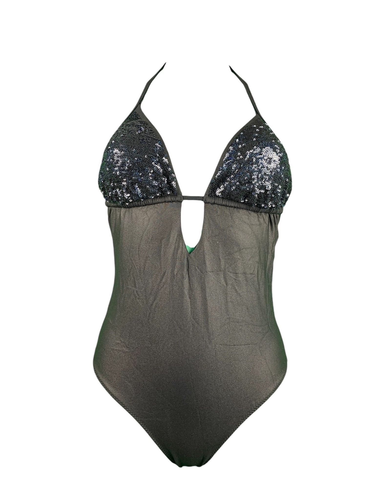 Costume Intero Paillettes Nero Sunny Beach
