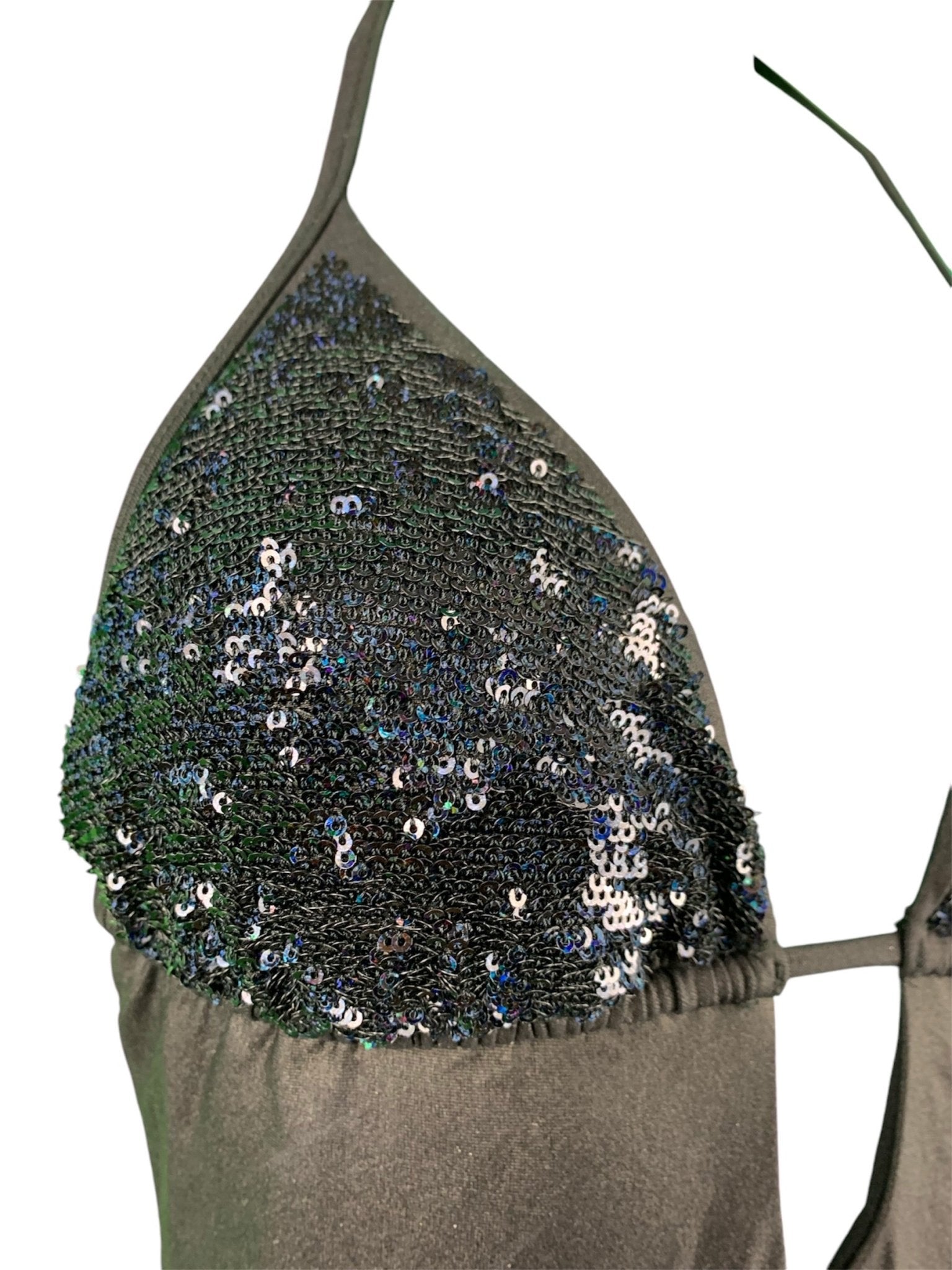 Costume Intero Paillettes Nero Sunny Beach