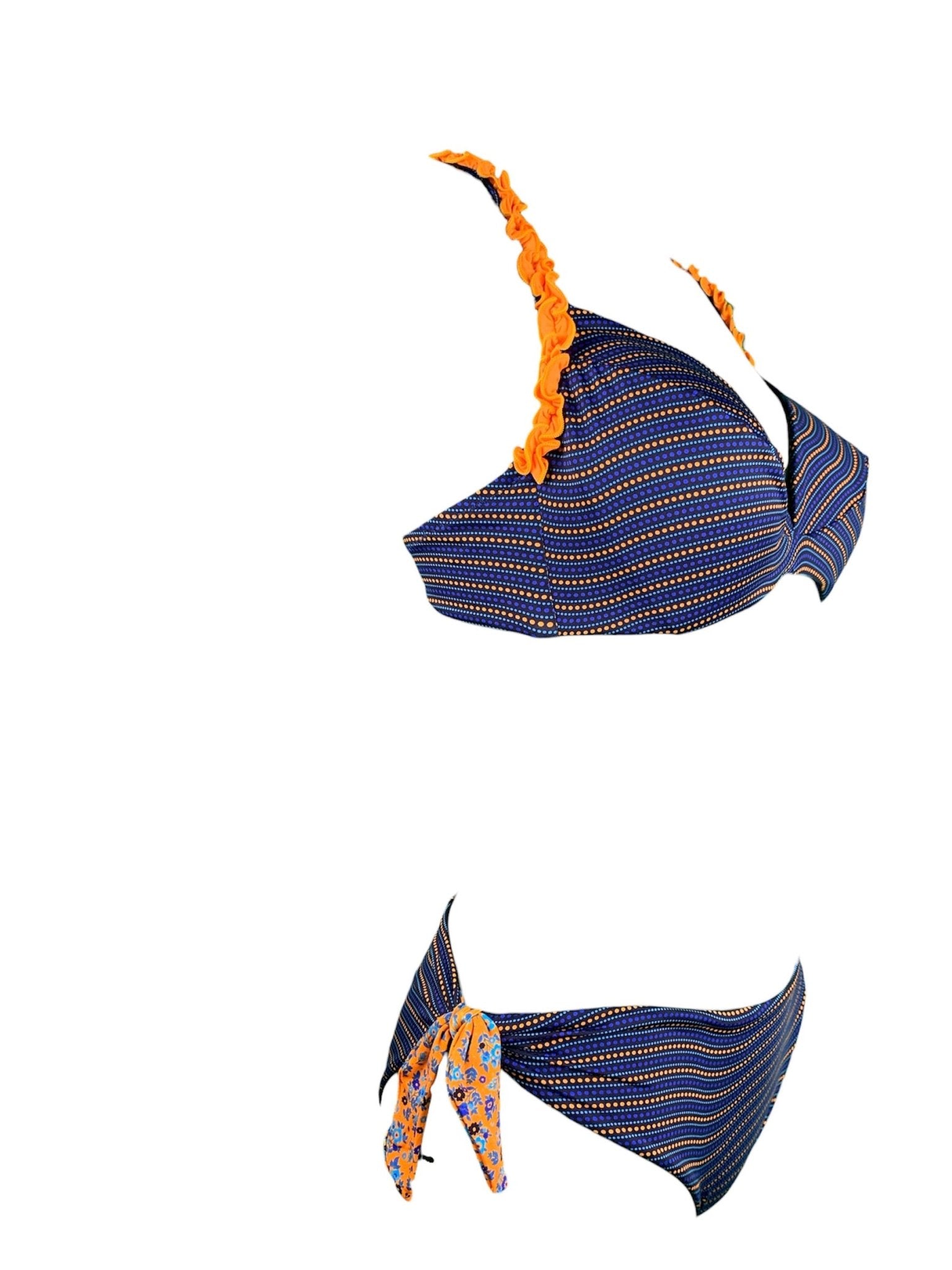 Bikini Ferretto Taglio Cuore Campo dei fiori 4