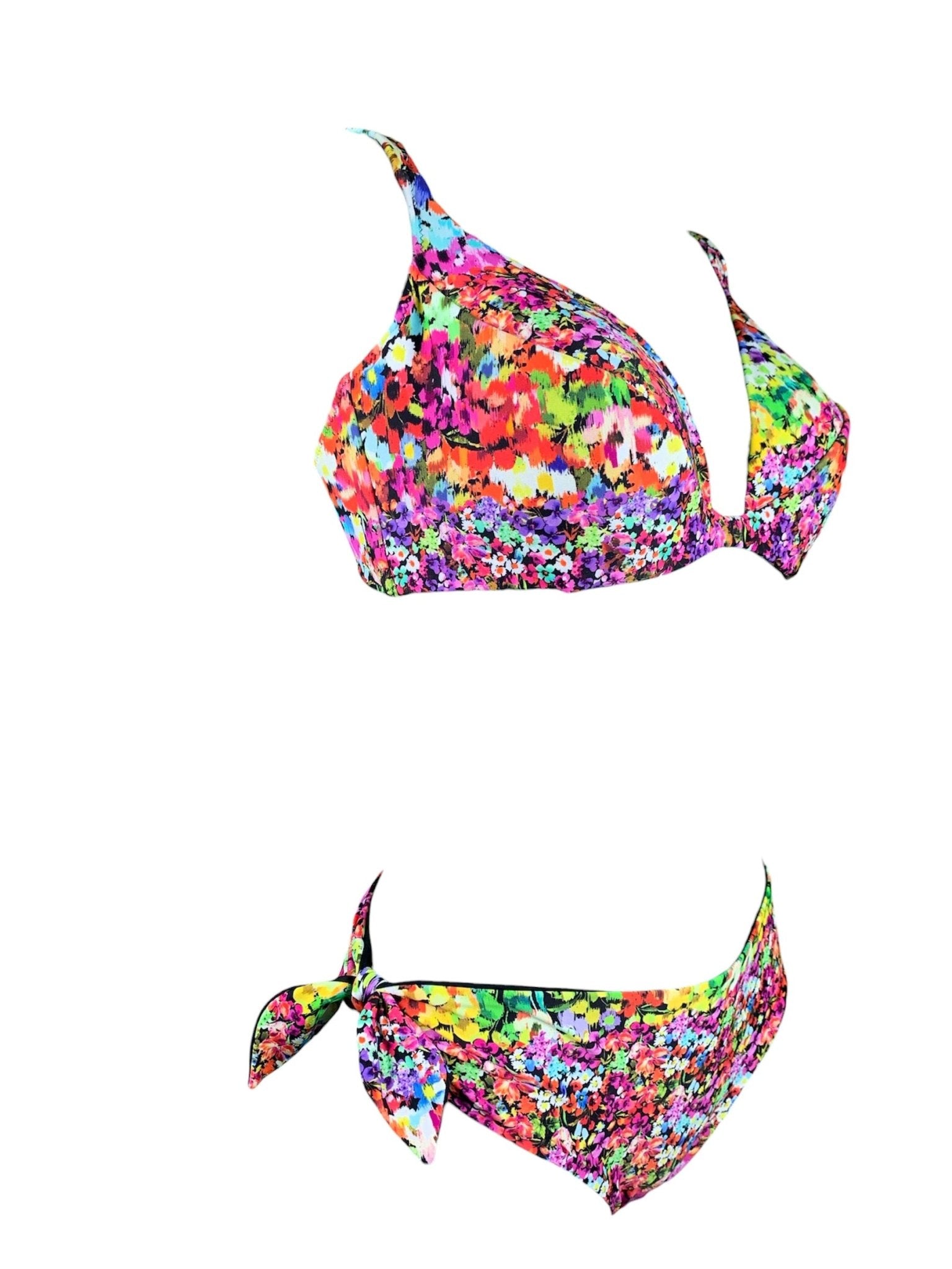 Marette Bikini Ferretto Taglio Cuore Flowers Campo dei fiori 4