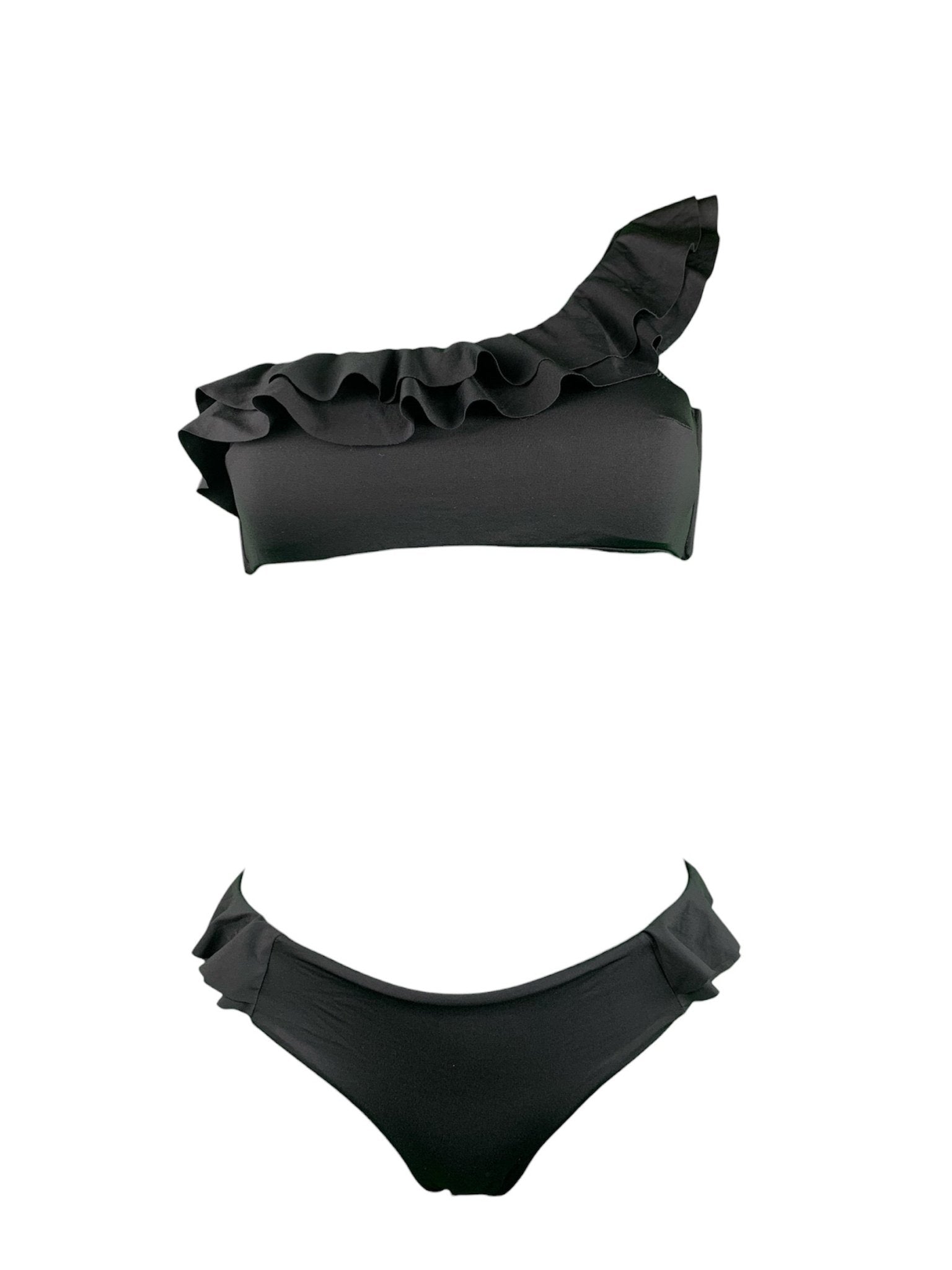 Marette Bikini Monospalla con Voulant Marette Beachwear